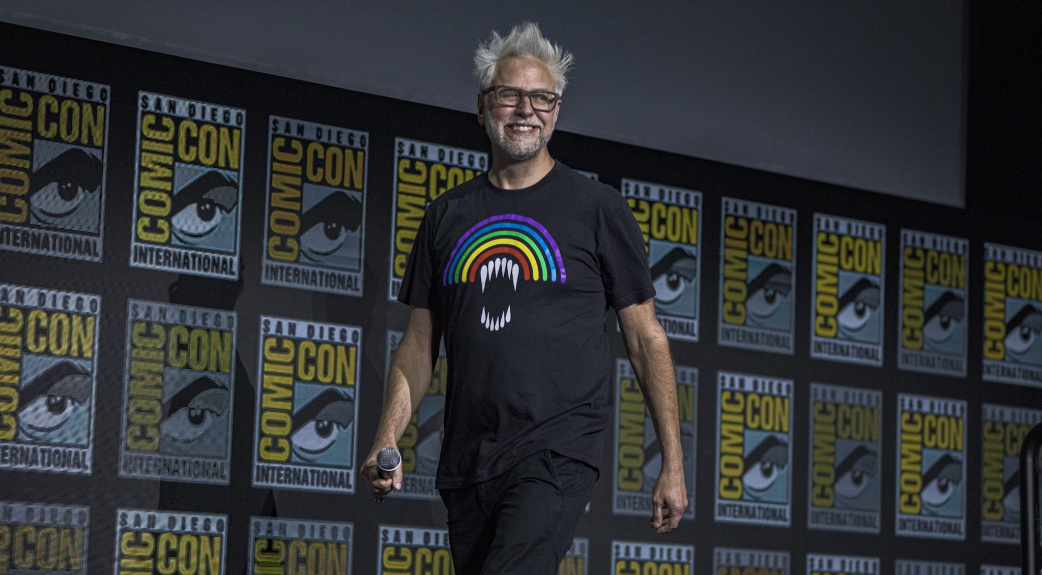 James Gunn attends ComicCon
