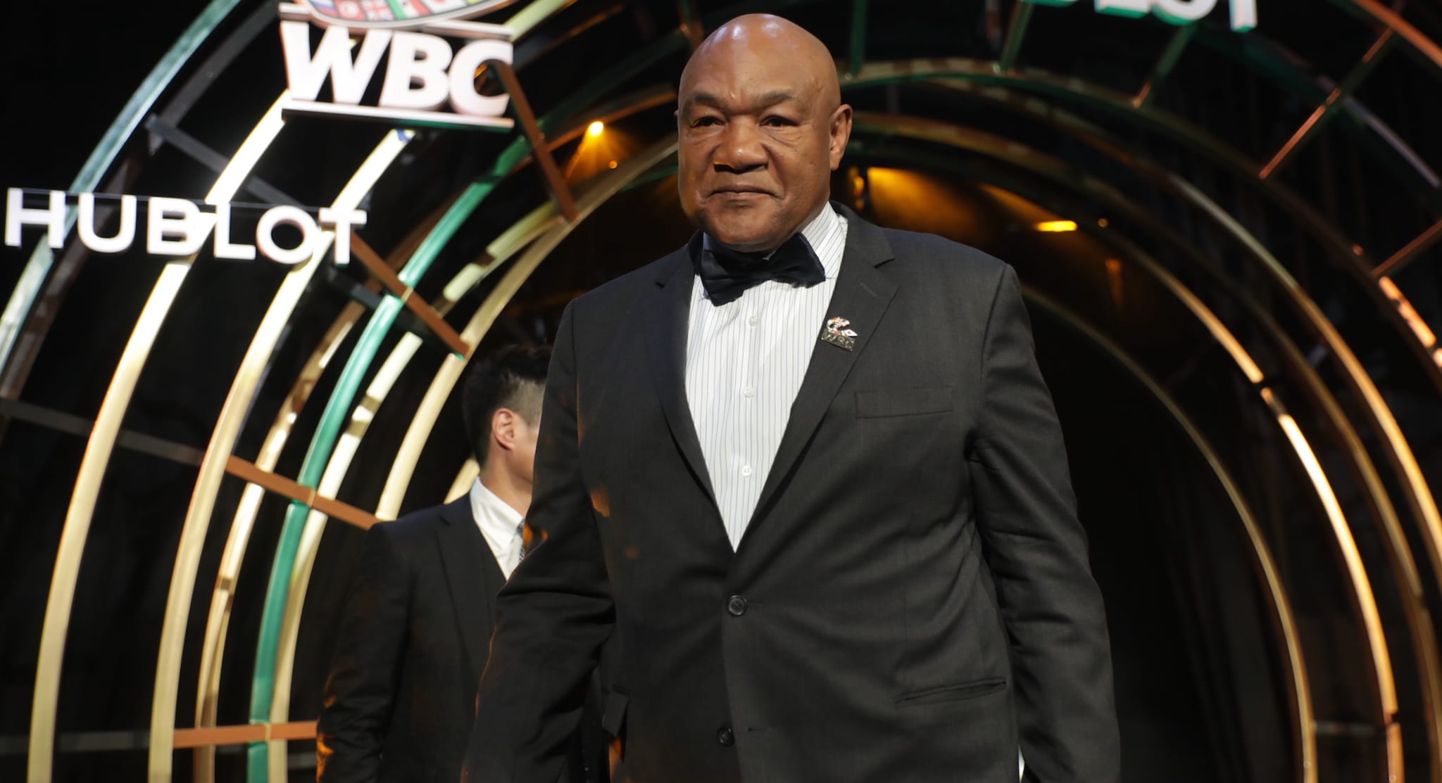George Foreman attends the Hublot x WBC "Night of Champions" Gala