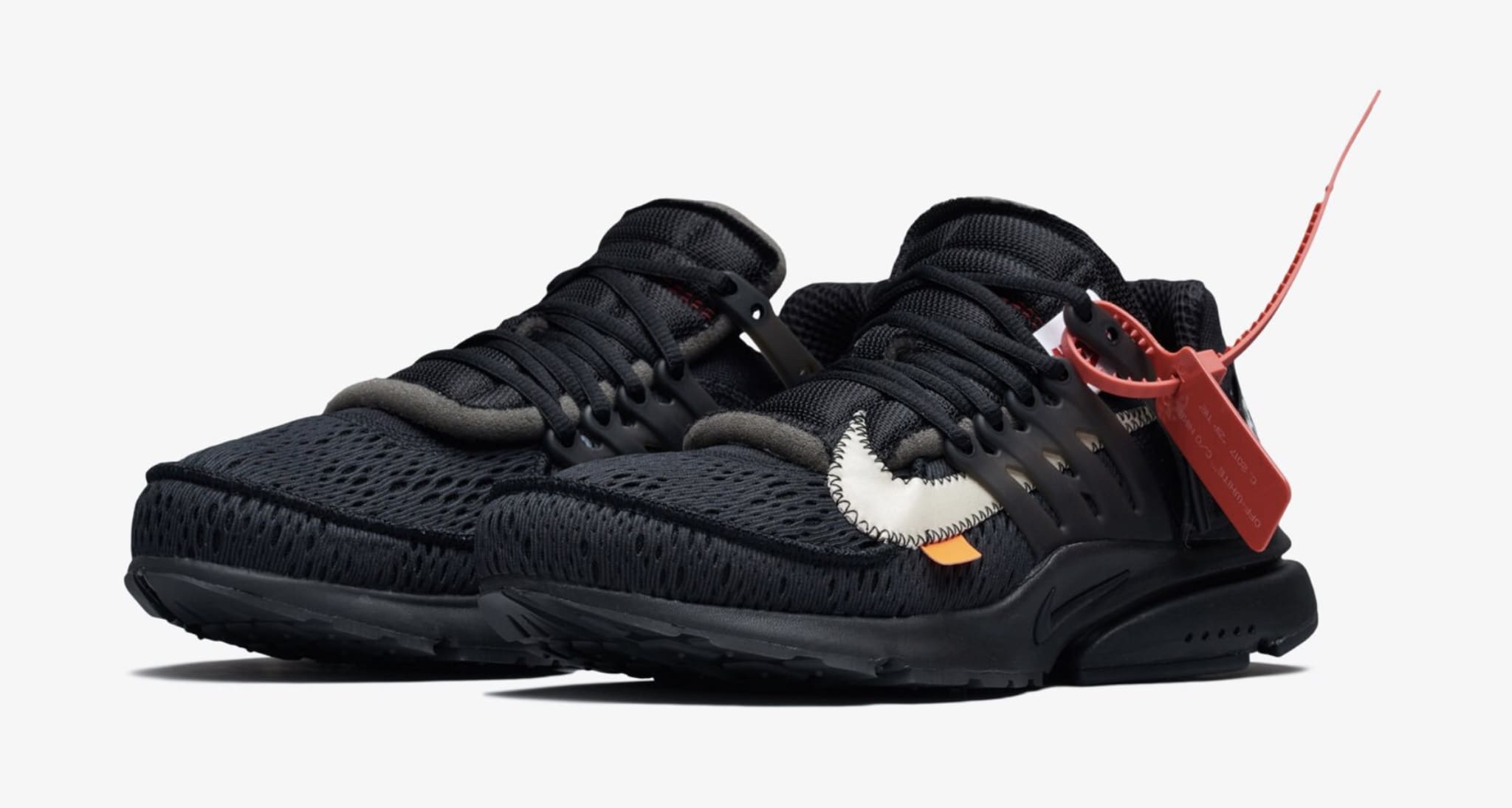 Off White x Nike Air Presto 'Polar Opposites/Black' AA3830 002 (Pair)