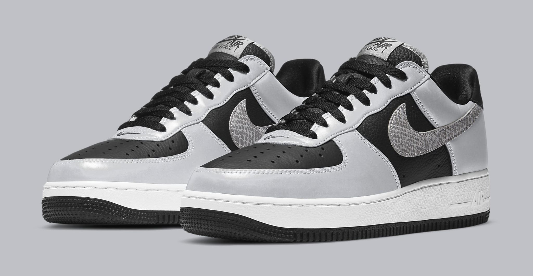 Nike Air Force 1 Low '3M Snake' DJ6033 001 Pair