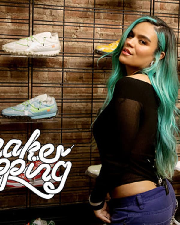 Karol G Goes Sneaker Shopping With Complex