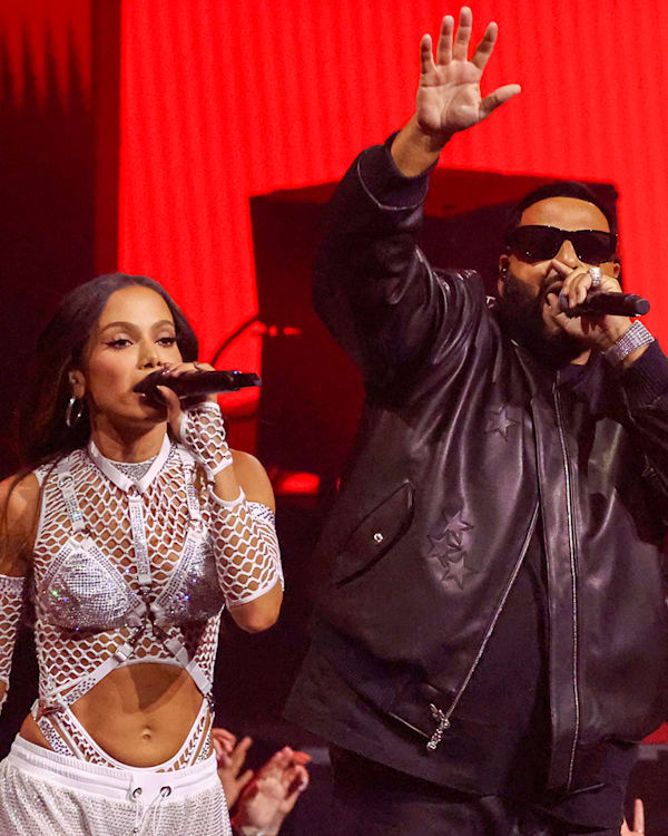 Anitta, DJ Khaled, and Fat Joe perform at the 2024 MTV Video Music Awards,