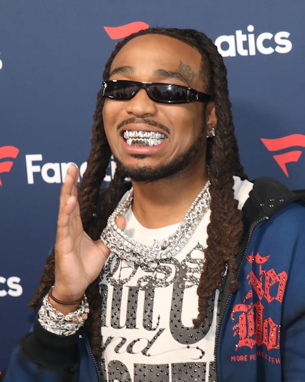 NEW ORLEANS, LOUISIANA - FEBRUARY 08: Quavo attends 2025 Fanatics Super Bowl Party at The Sugar Mill on February 08, 2025 in New Orleans, Louisiana.