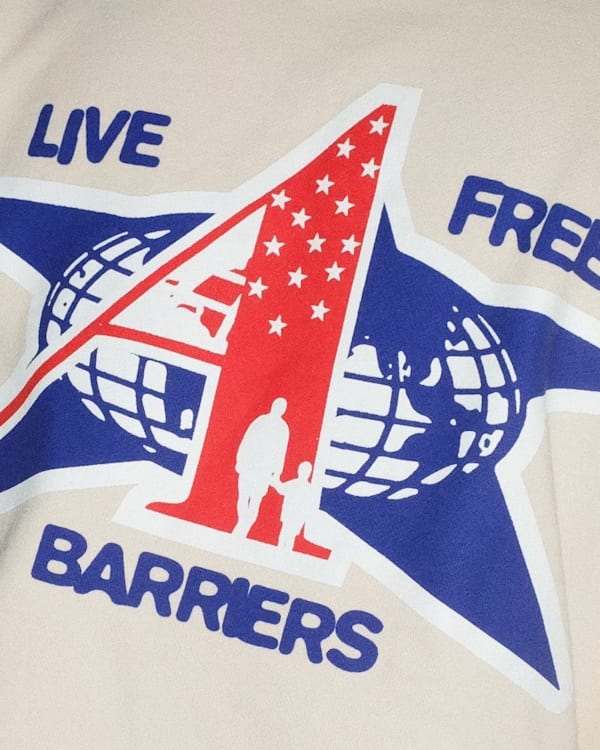 awake ny barriers collaboration hoodie