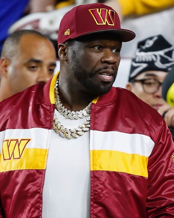 (L-R) 50 Cent and Diddy.