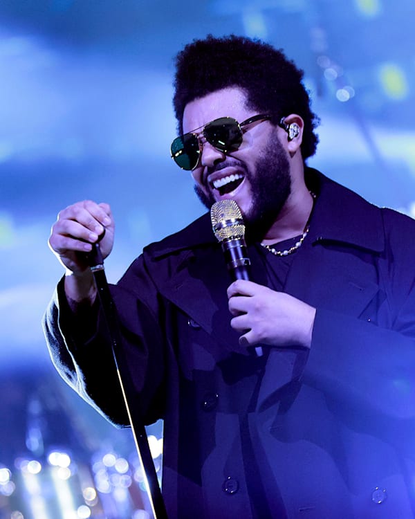 The Weeknd performs onstage during the Michael Rubin REFORM Alliance Casino Night Event on September 13, 2025, in Atlantic City, New Jersey. 