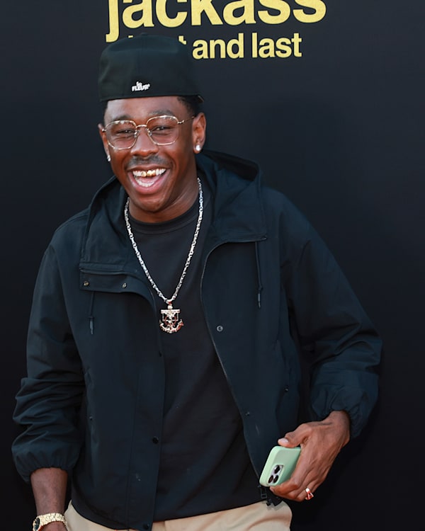 Tyler, The Creator attends Paramount Pictures' "Jackass: Best And Last" Los Angeles premiere at Paramount Theatre on June 24, 2026 in Los Angeles, California.