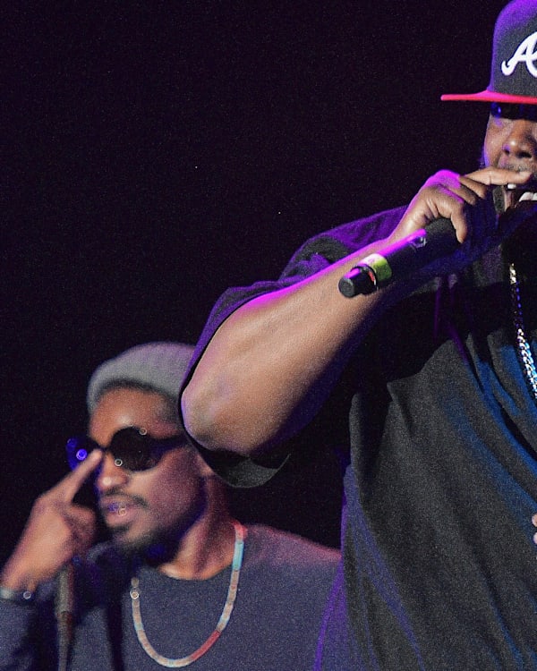 (L-R) André 3000 and Killer Mike.