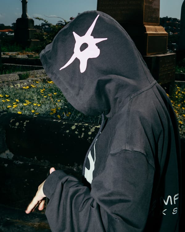 Sweat à Capuche Plz Make It Ruins Vegyn - Taille XL, Noir, Occasion Très Bon état
