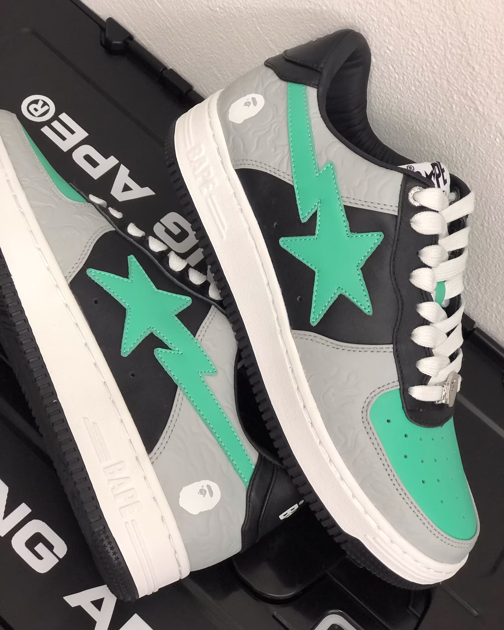 A Bathing Ape Bapesta 'Teal' Lateral