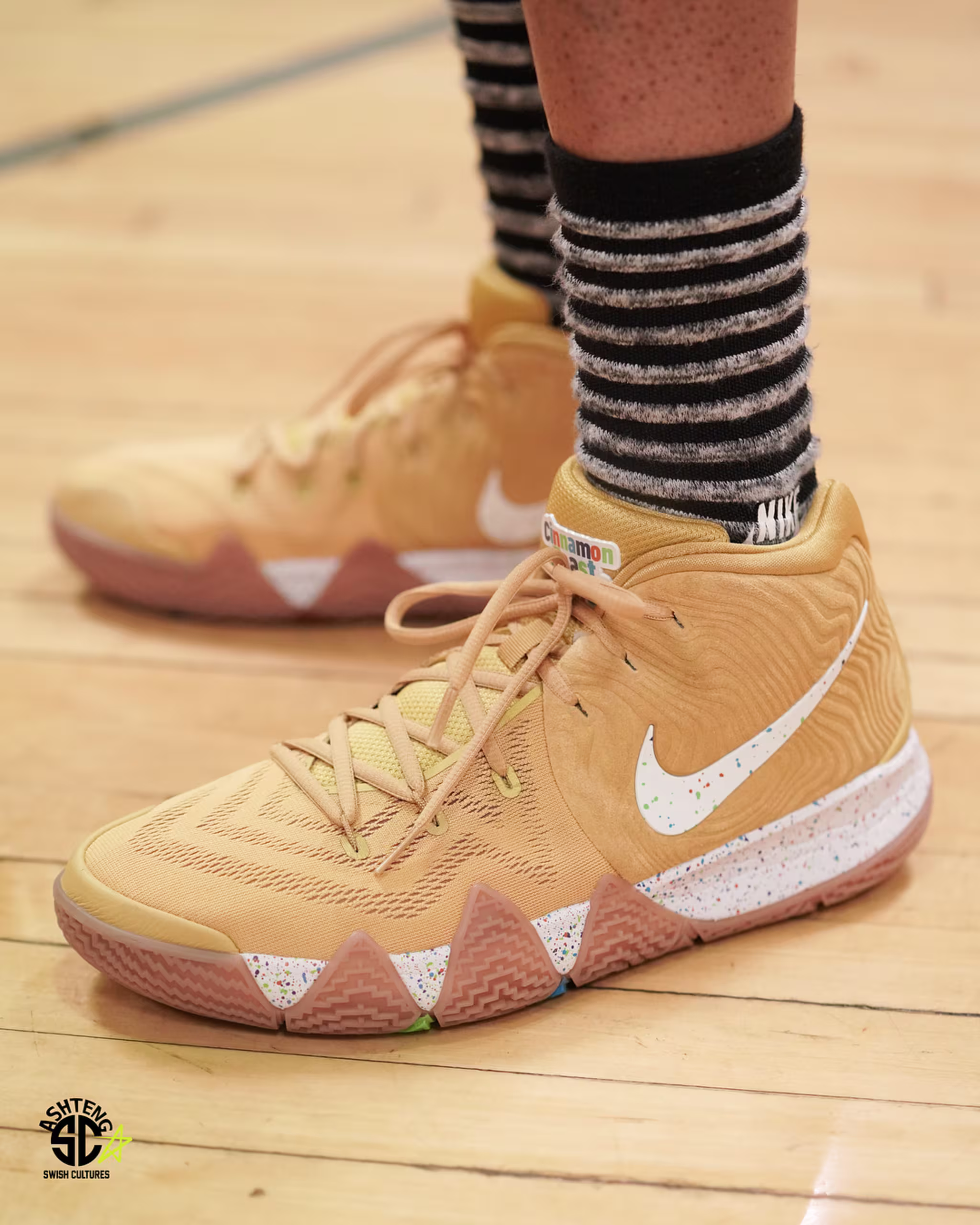 Nike Kyrie 4 Cinnamon Toast Crunch Release Date BV0426 900 Side