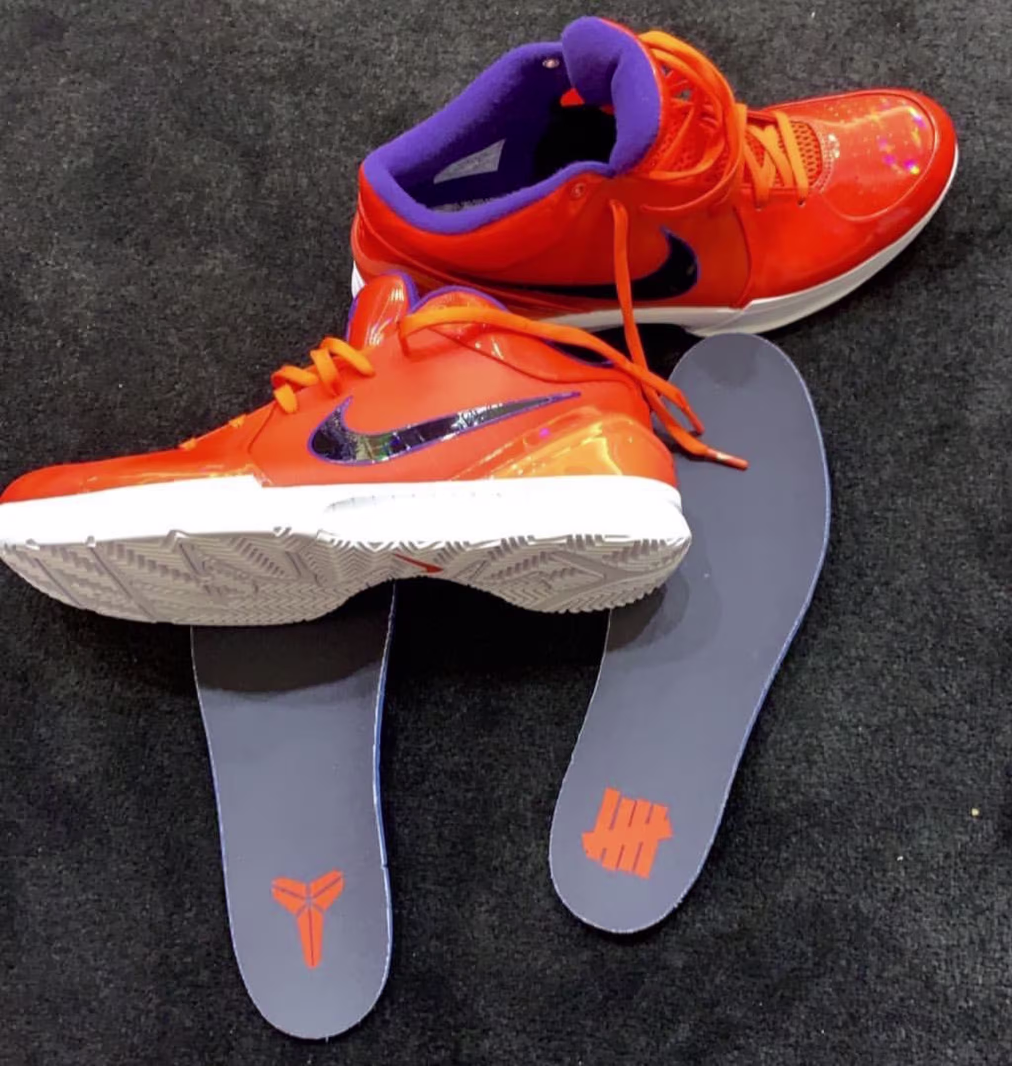 Undefeated x Nike Zoom Kobe 4 Protro Orange