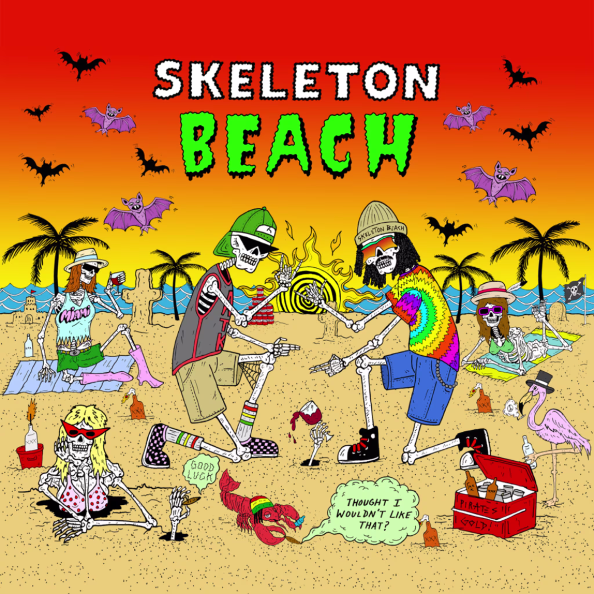 Skeleton Beach cover art for new single
