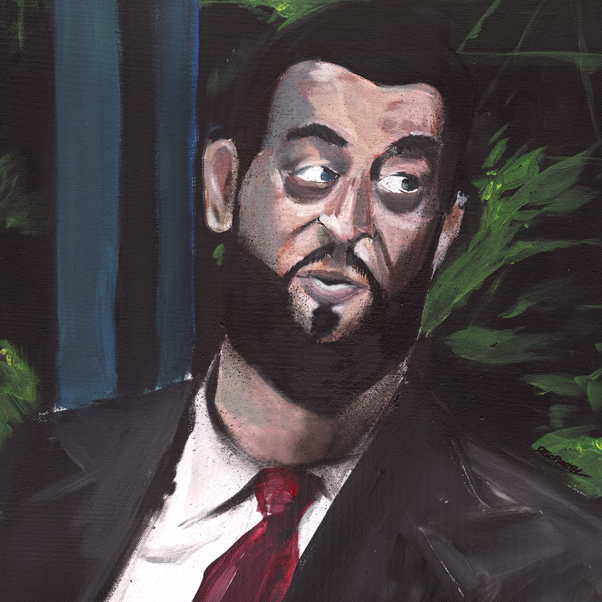 The cover art for Your Old Droog's new single "50K or Brunch"