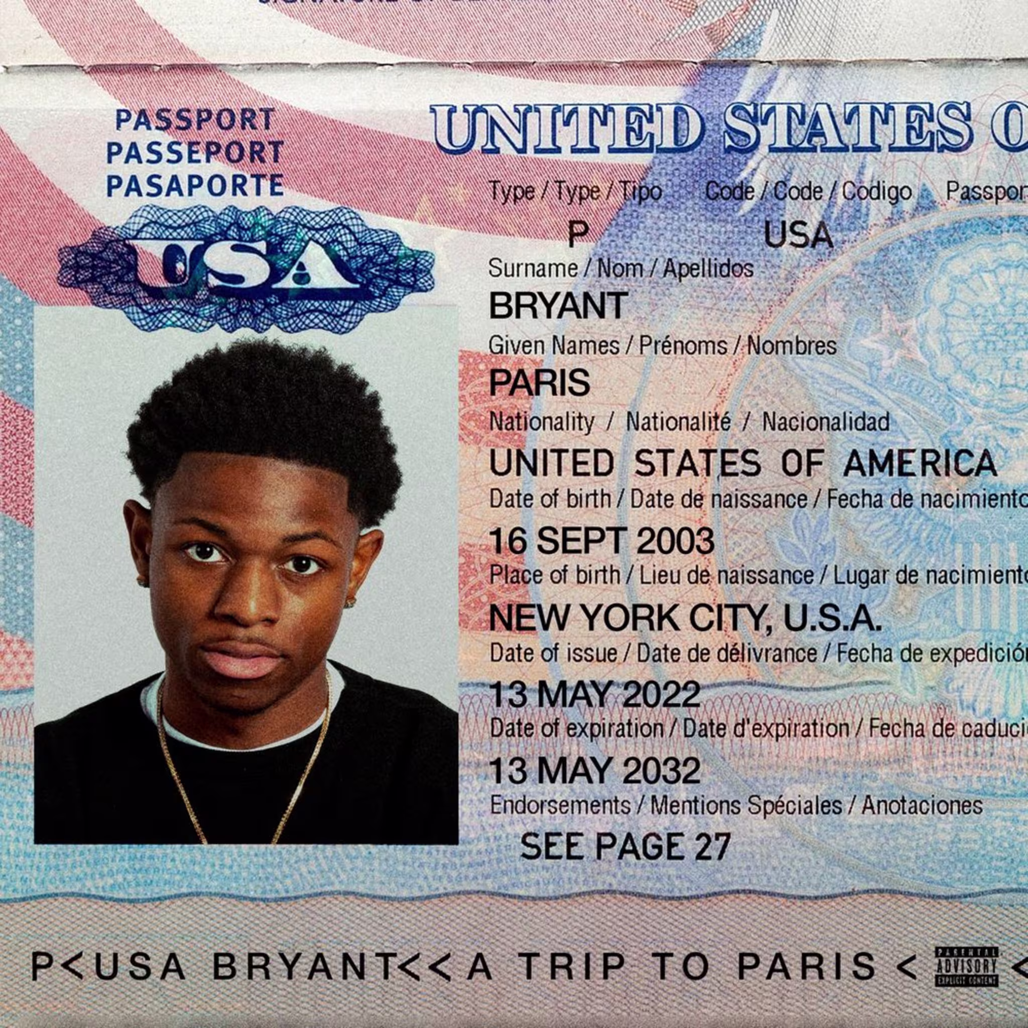 Paris Bryant's Trip to Paris cover