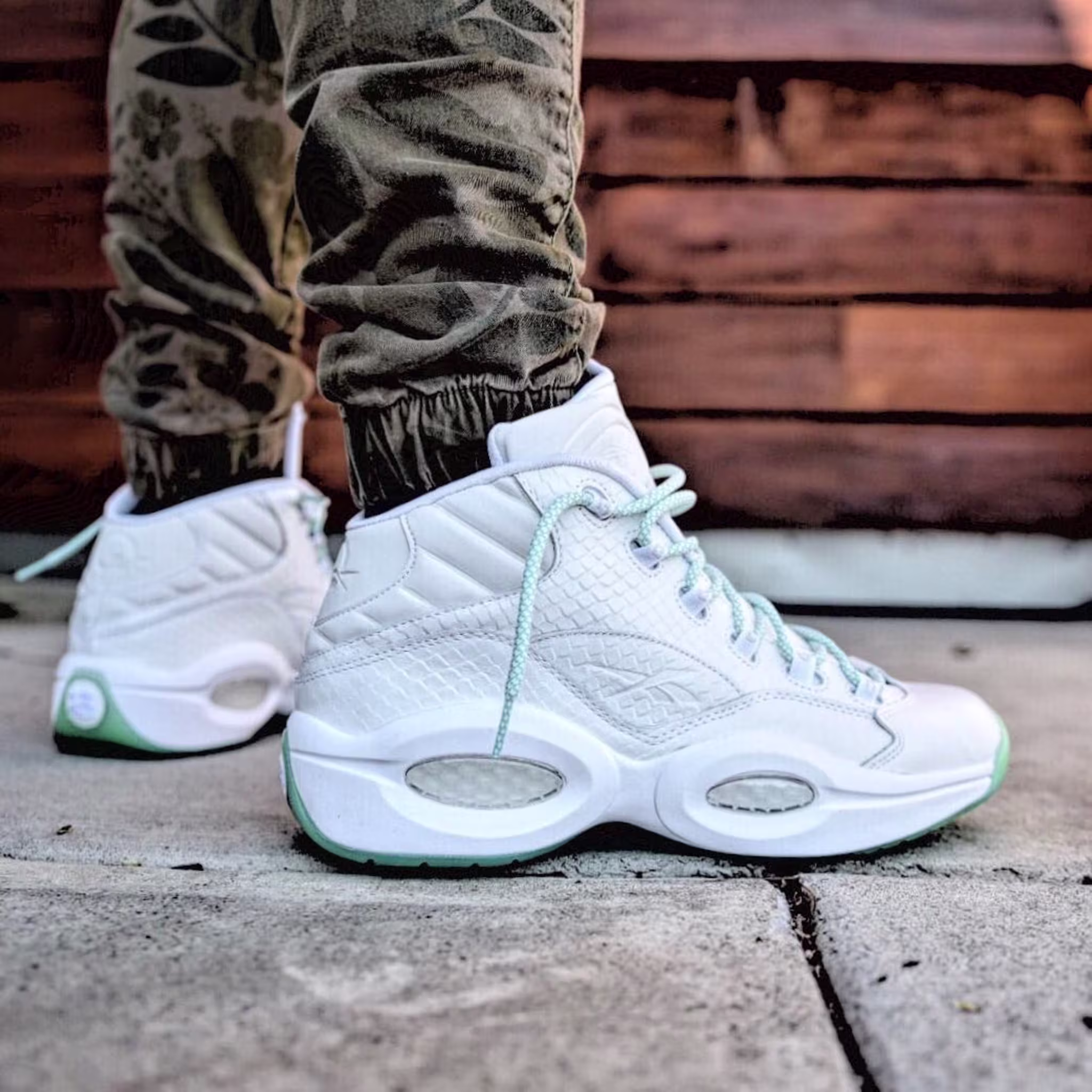 Reebok Question Mint Glow Release Date CM9417 Profile