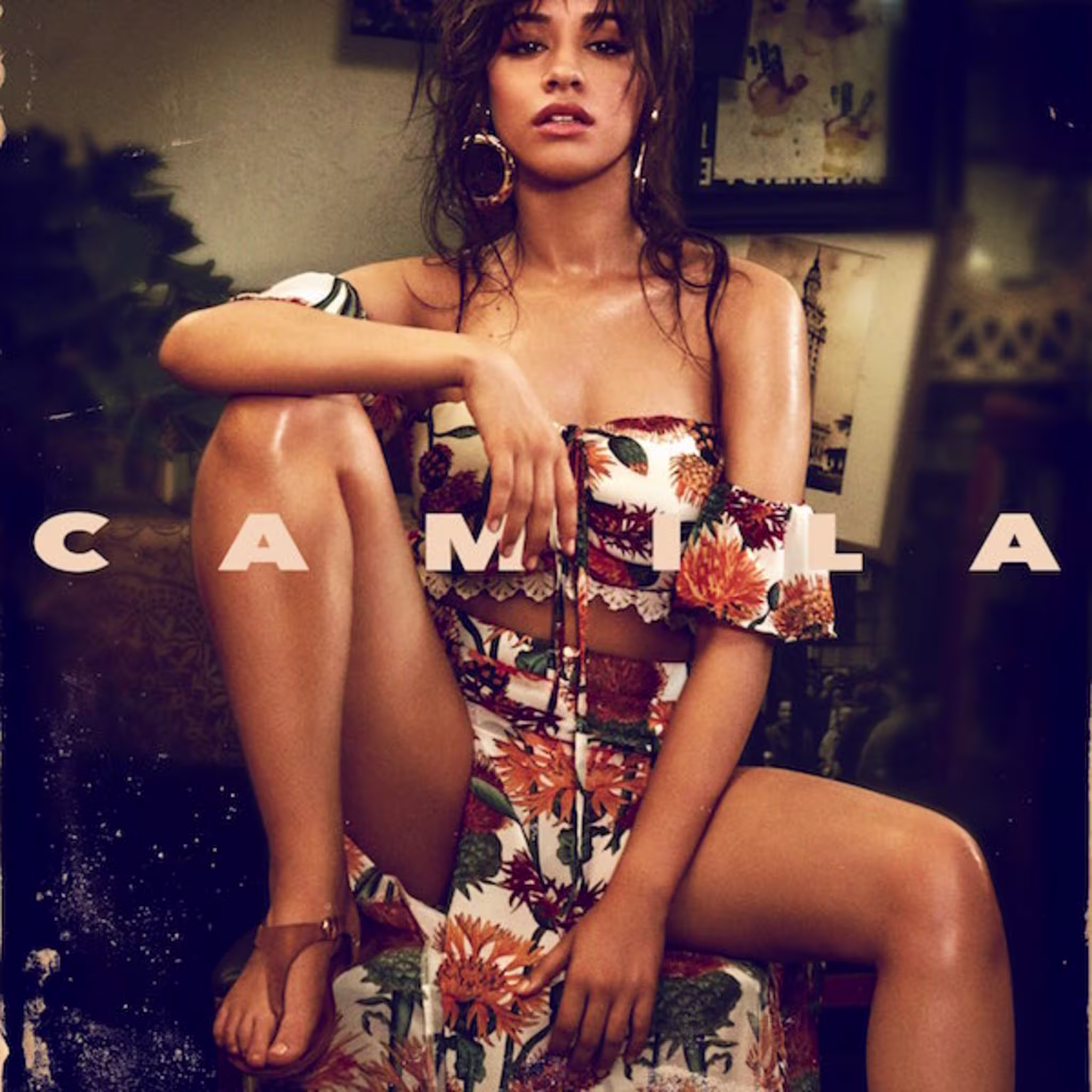 Album cover for Camila Cabello's self titled project.