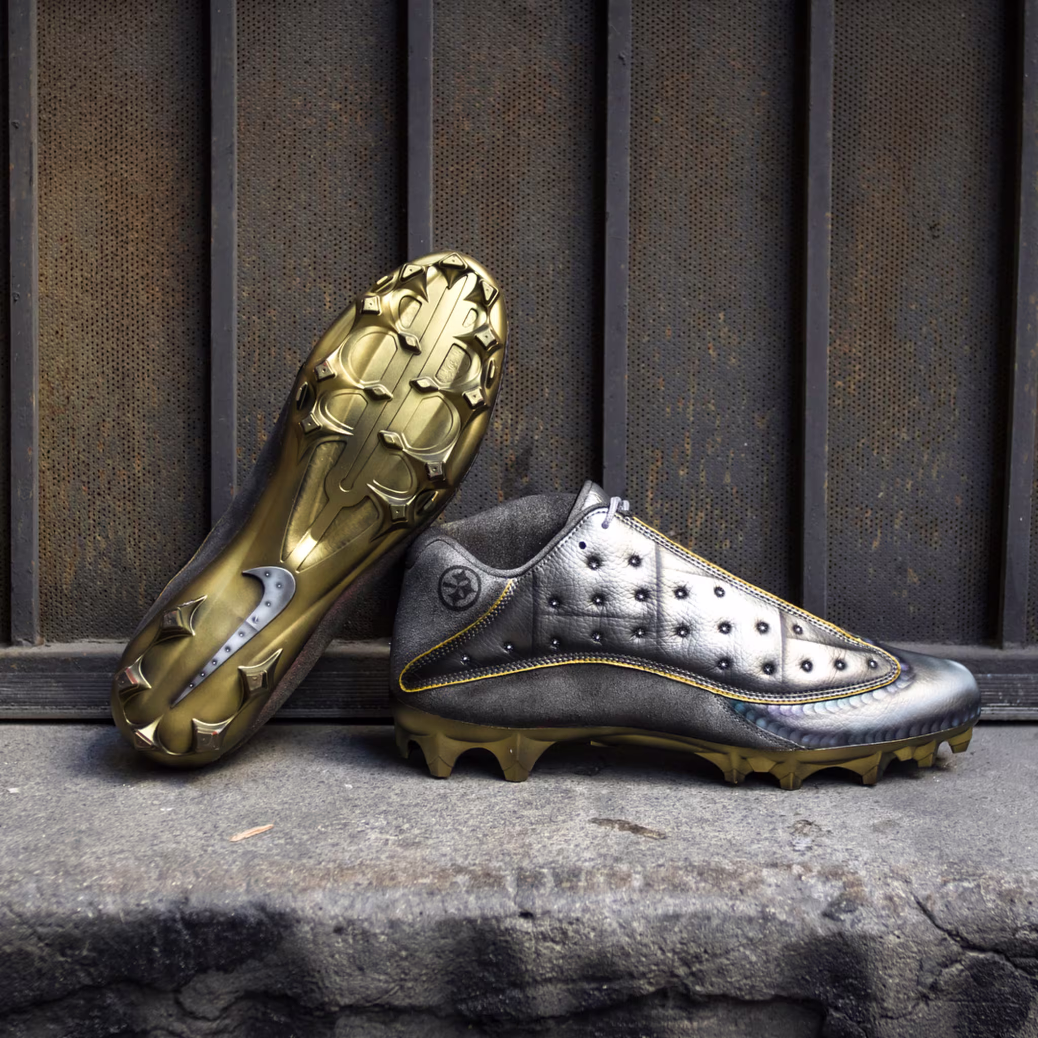Joe Haden Steeltoe Air Jordan 13 Low Cleats