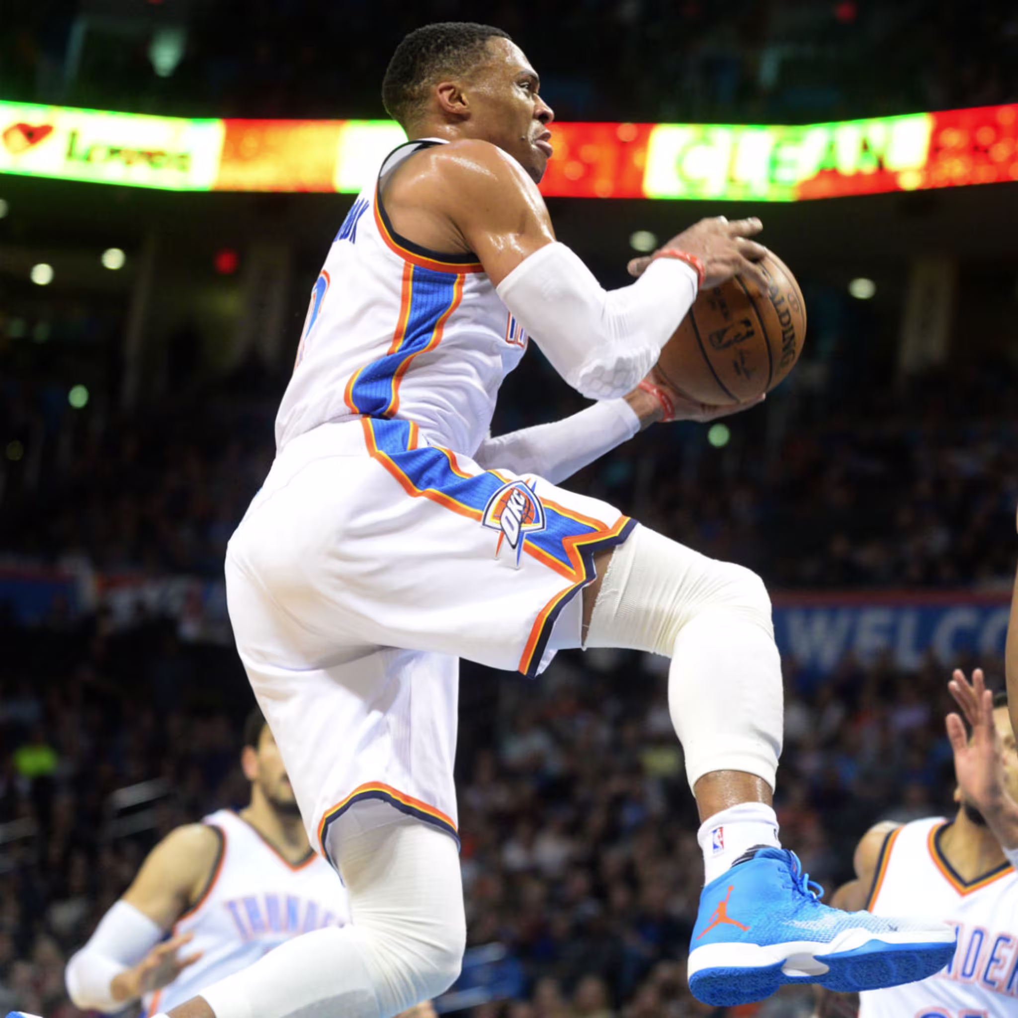 Russell Westbrook Air Jordan 31 OKC Blue PE Layup