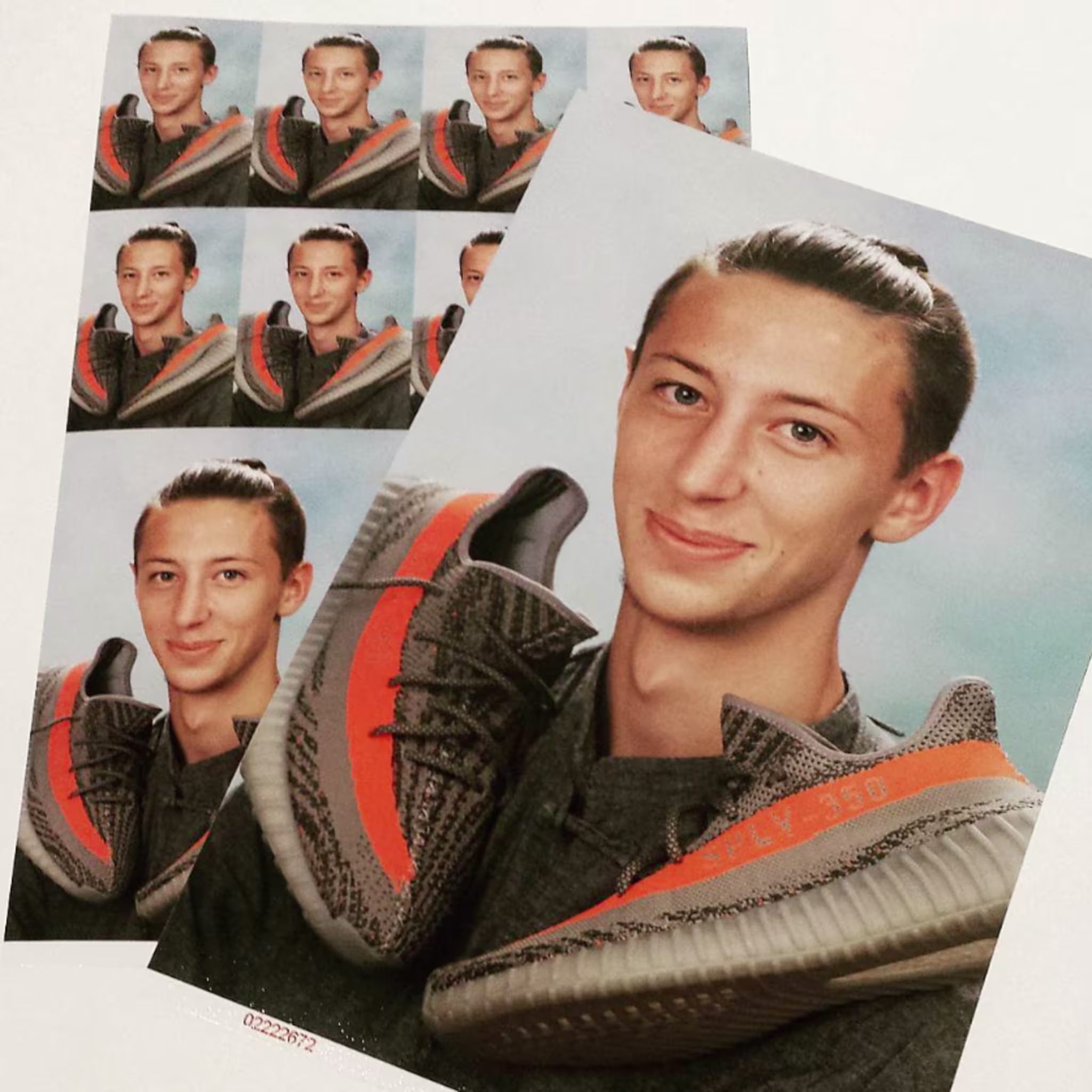 Yeezy Boost Yearbook Photo
