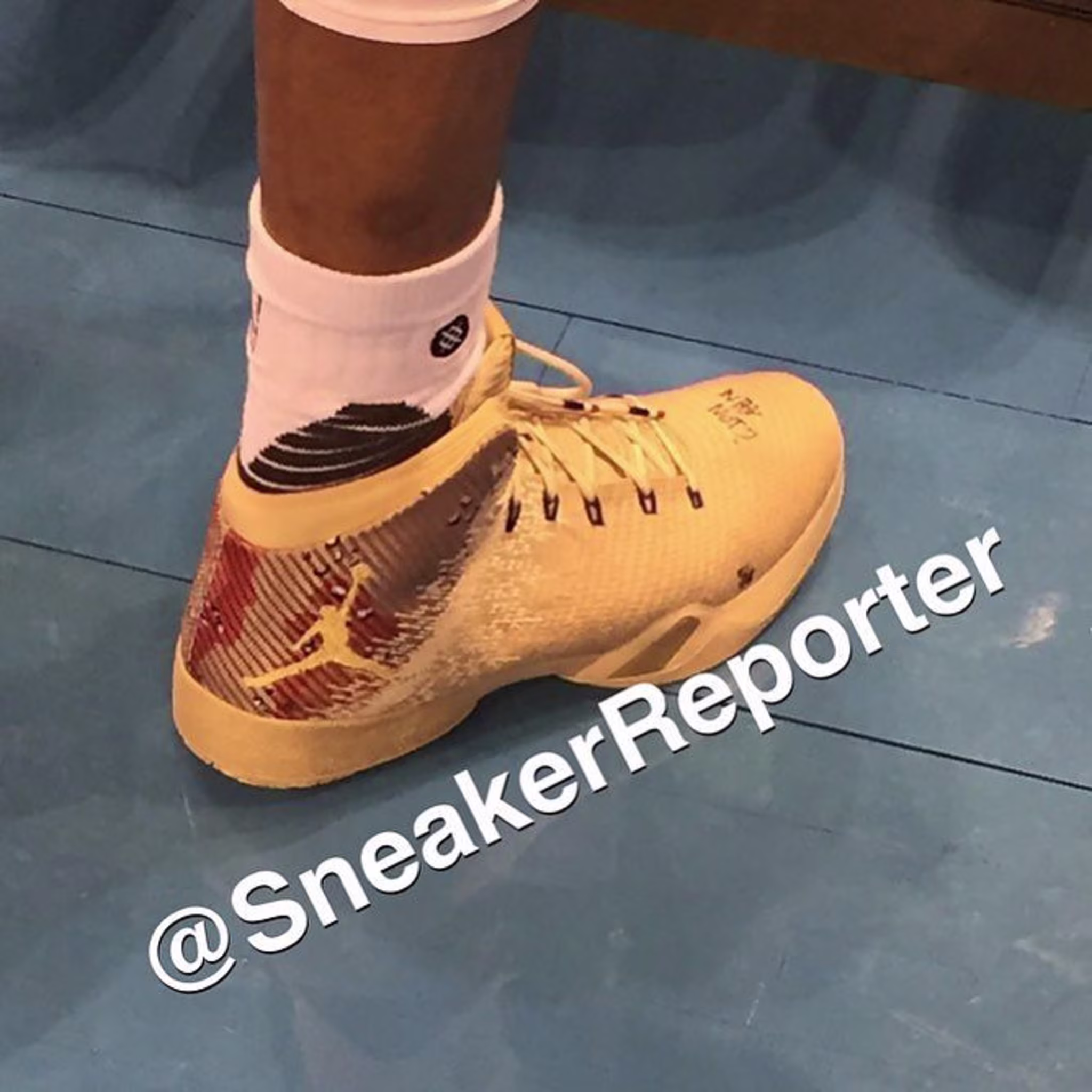 Russell Westbrook Wearing a Camo Air Jordan 31 PE for Veteran's Day Shoe
