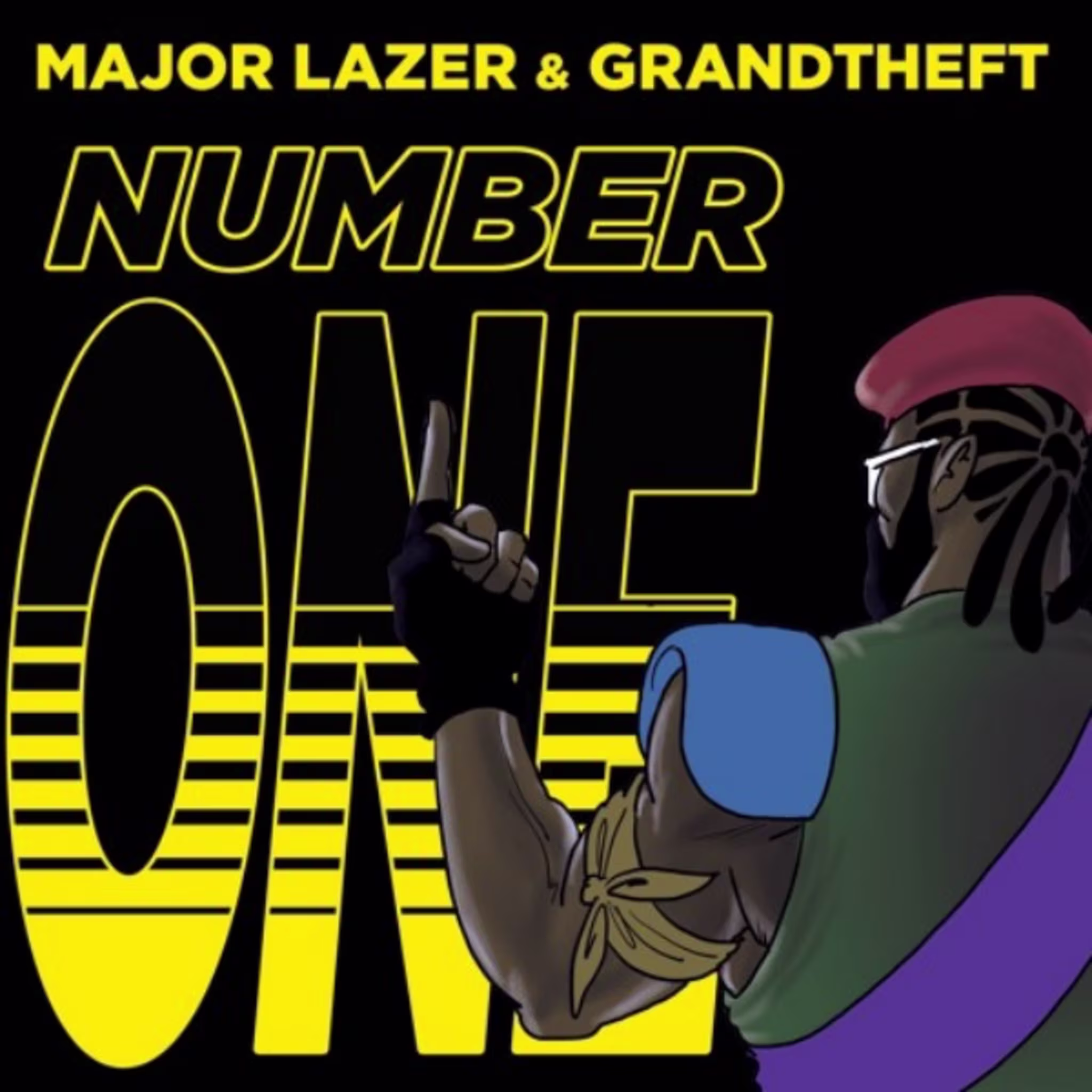 major lazer and grandtheft number one