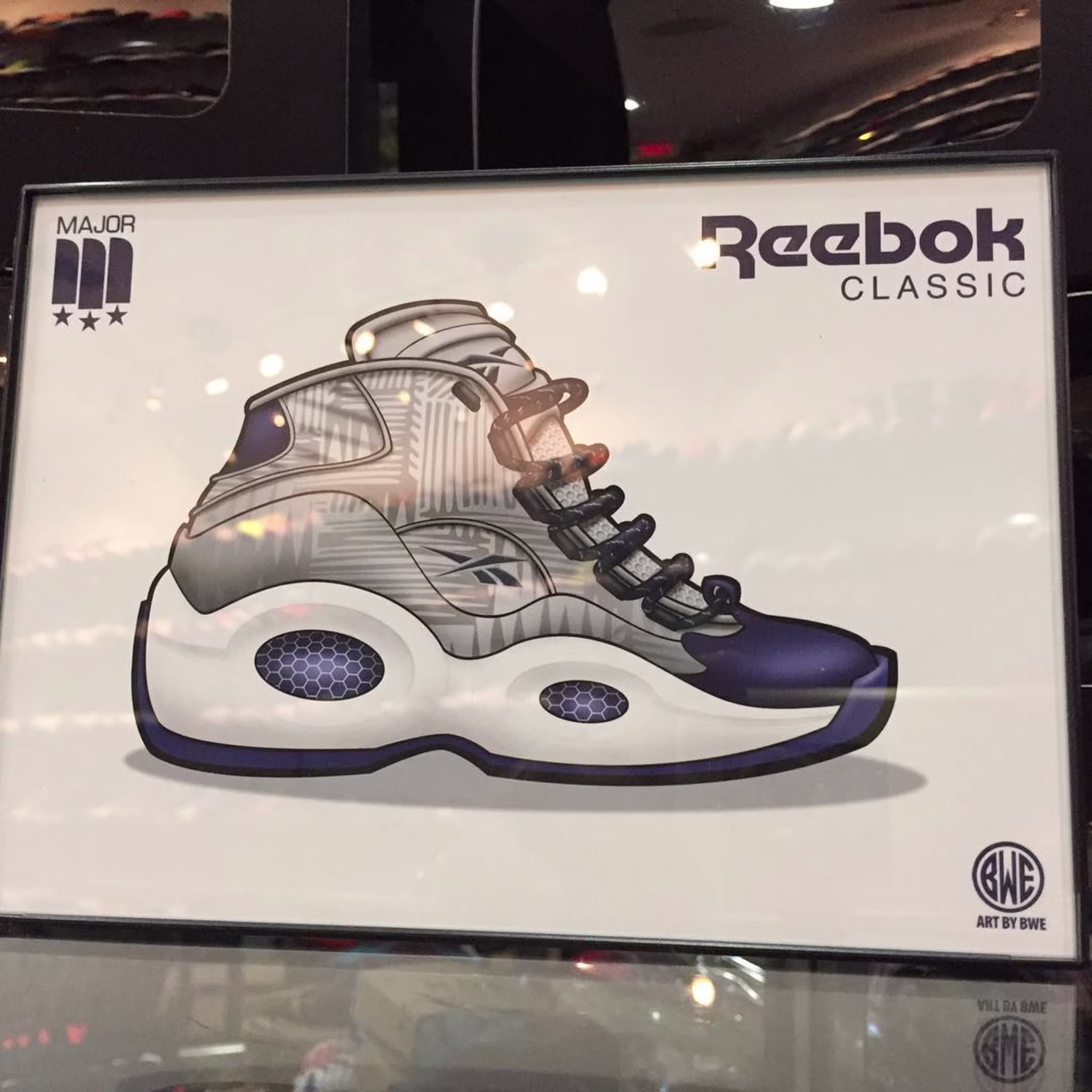 Major DC x Reebok Question Kente Cloth