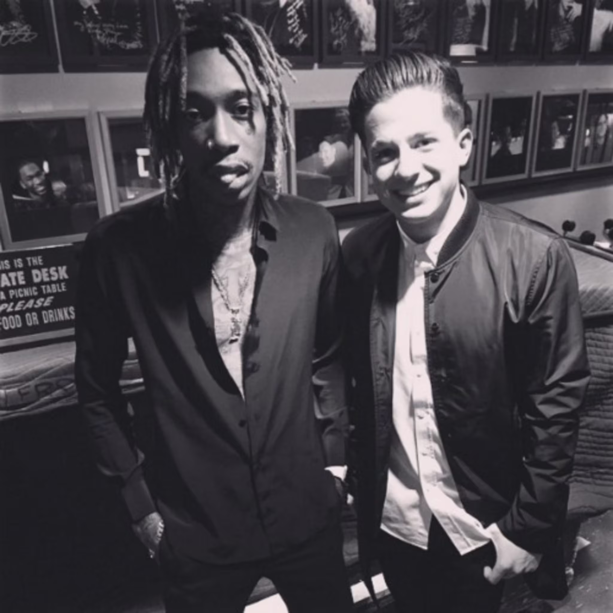 charlie puth wiz khalifa instagram