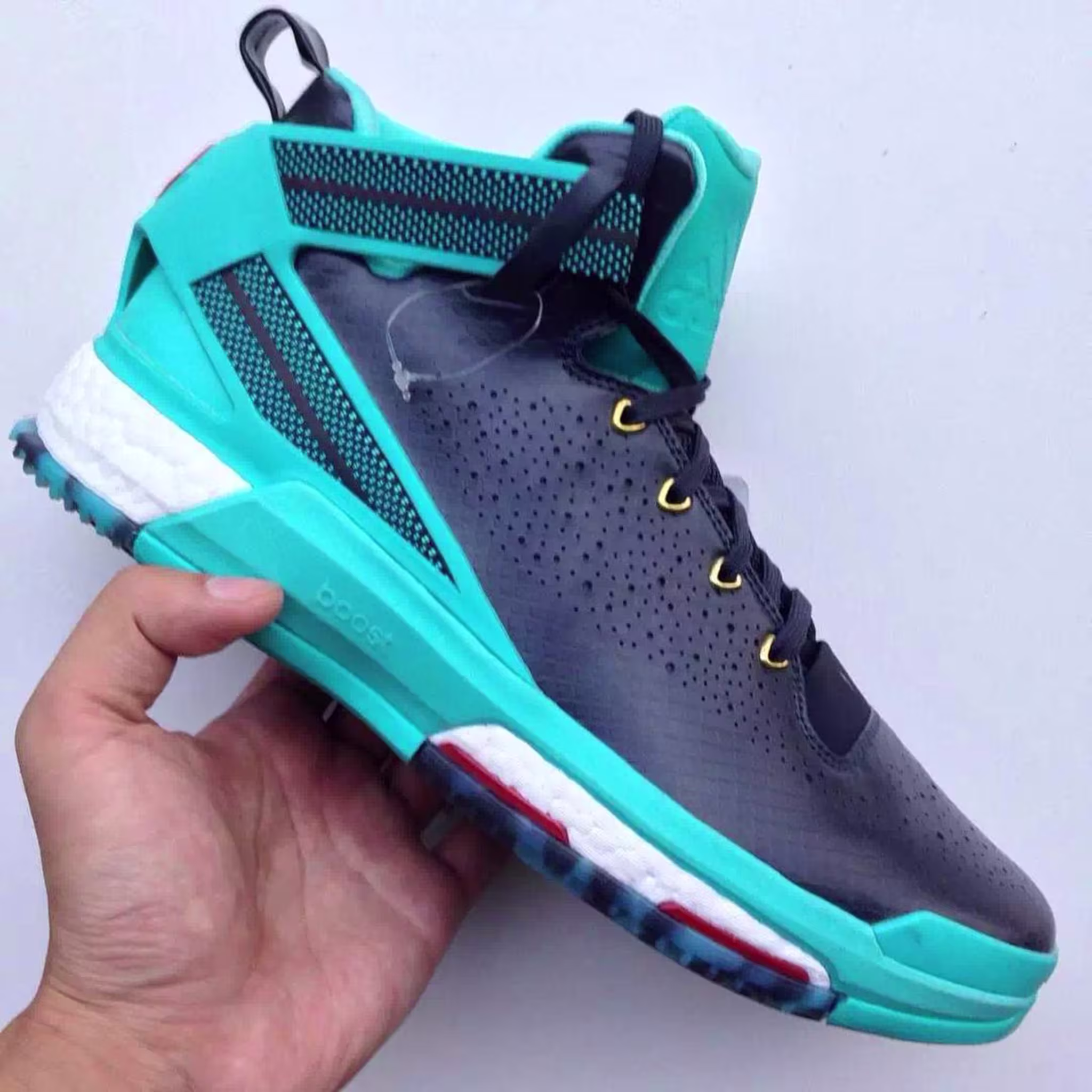 adidas D Rose 6 Boost Navy/Teal (1)