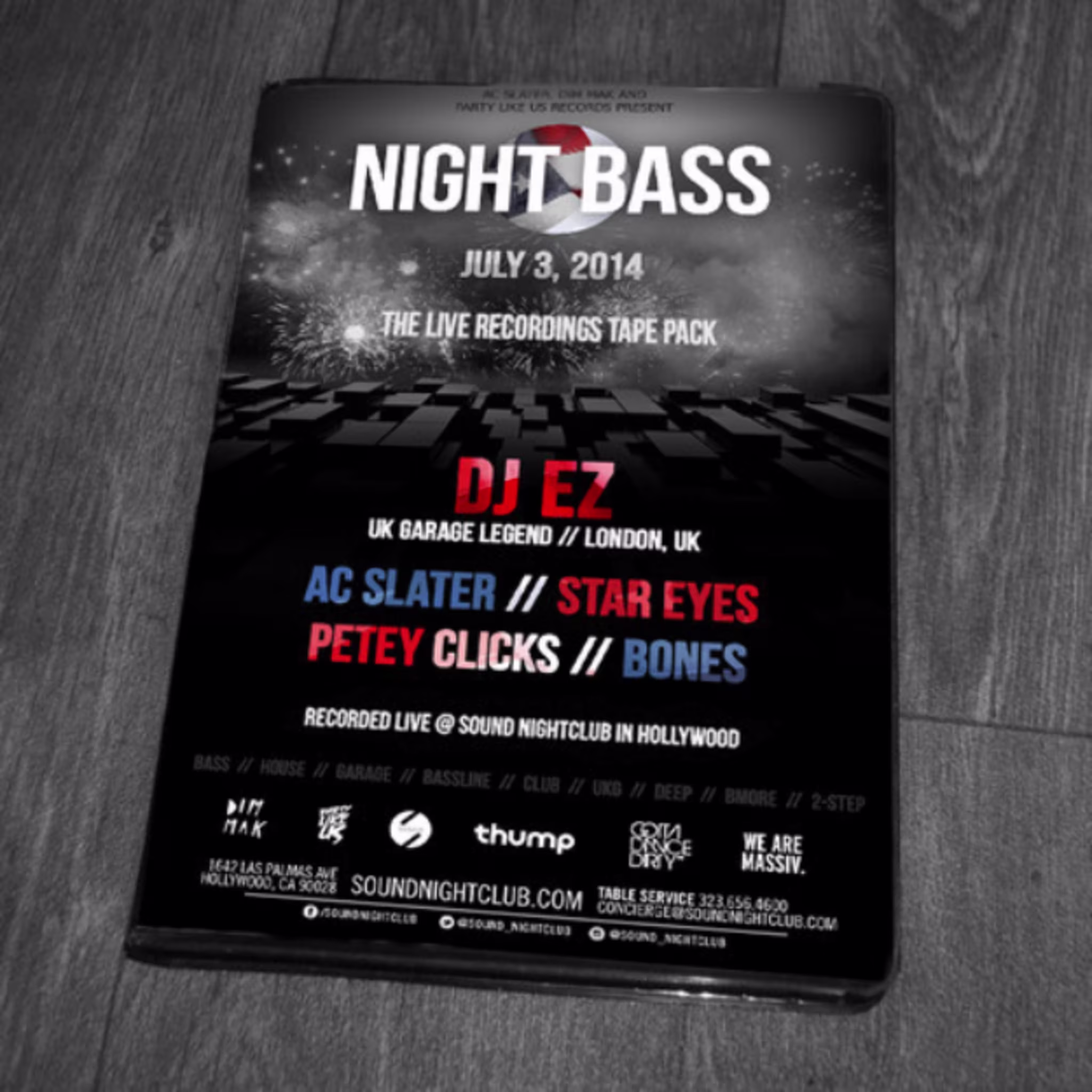 night bass july 2014 tape pack