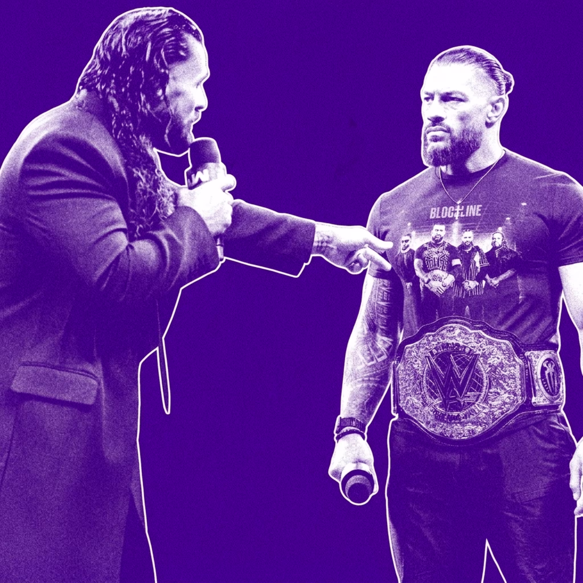 Seth Rollins and Roman Reigns on WWE Raw