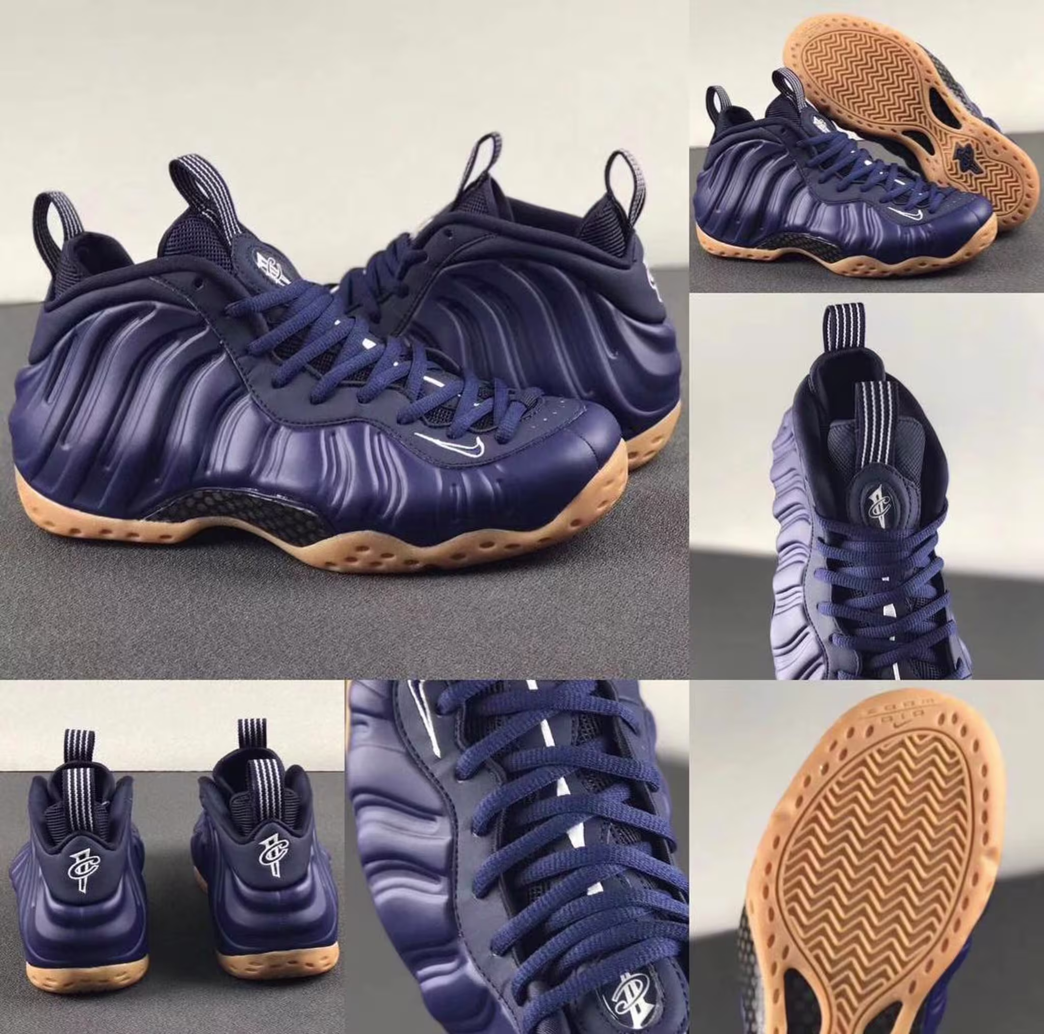 Nike Air Foamposite One 'Midnight Navy/Gum Light Brown/White/Midnight Navy'