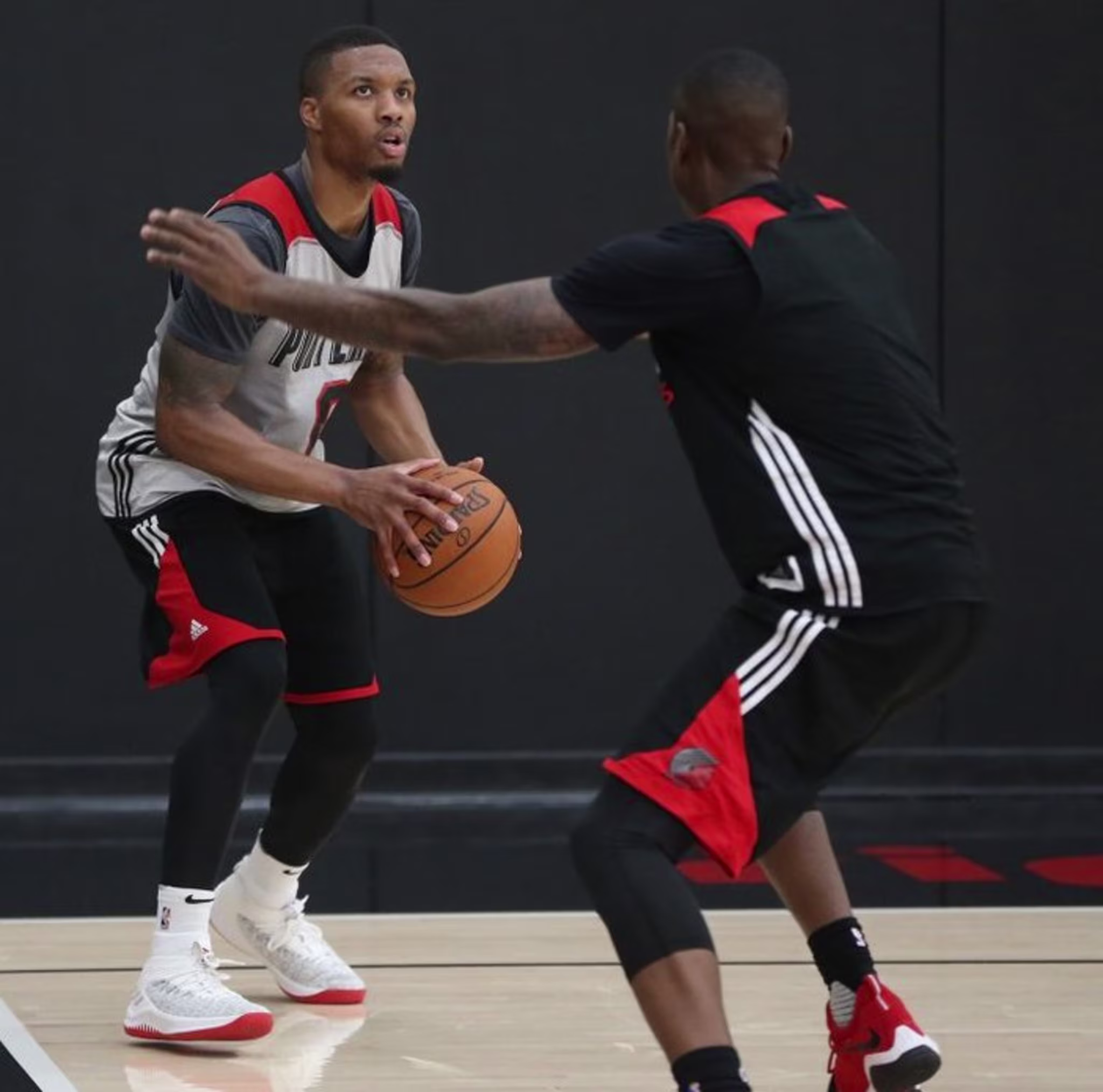 Damian Lillard Wearing Adidas Dame 4