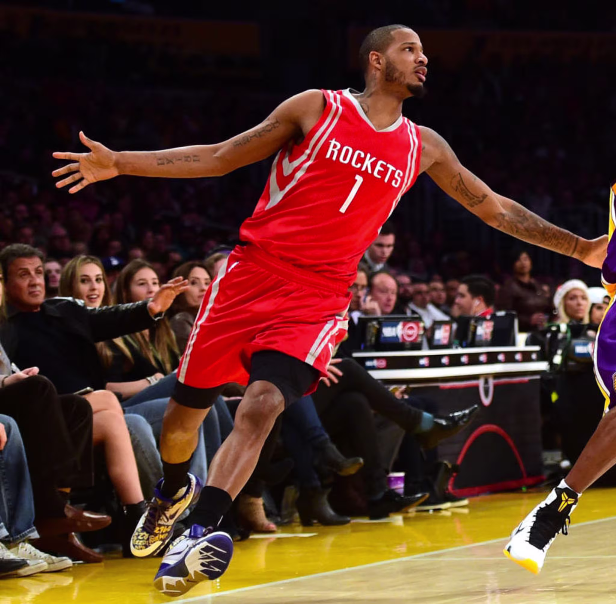 Trevor Ariz wearing the 'Home' Nike Kobe 4 POP (3)