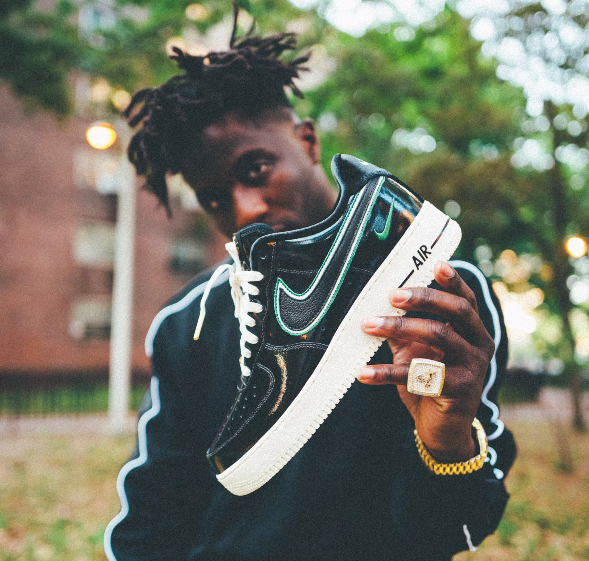 Nigel Sylvester x Nike Air Force 1 iD 'Black' (In Hand)