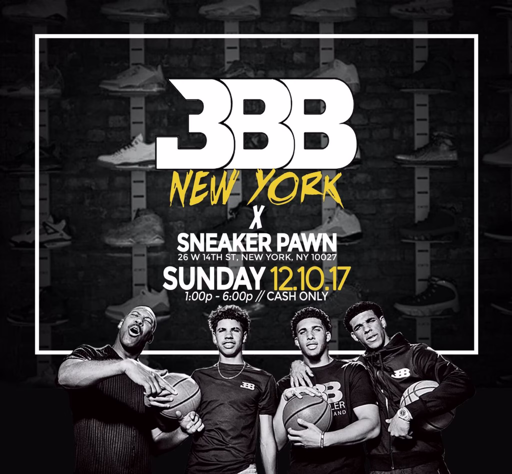 Big Baller Brand New York Pop Up Shop