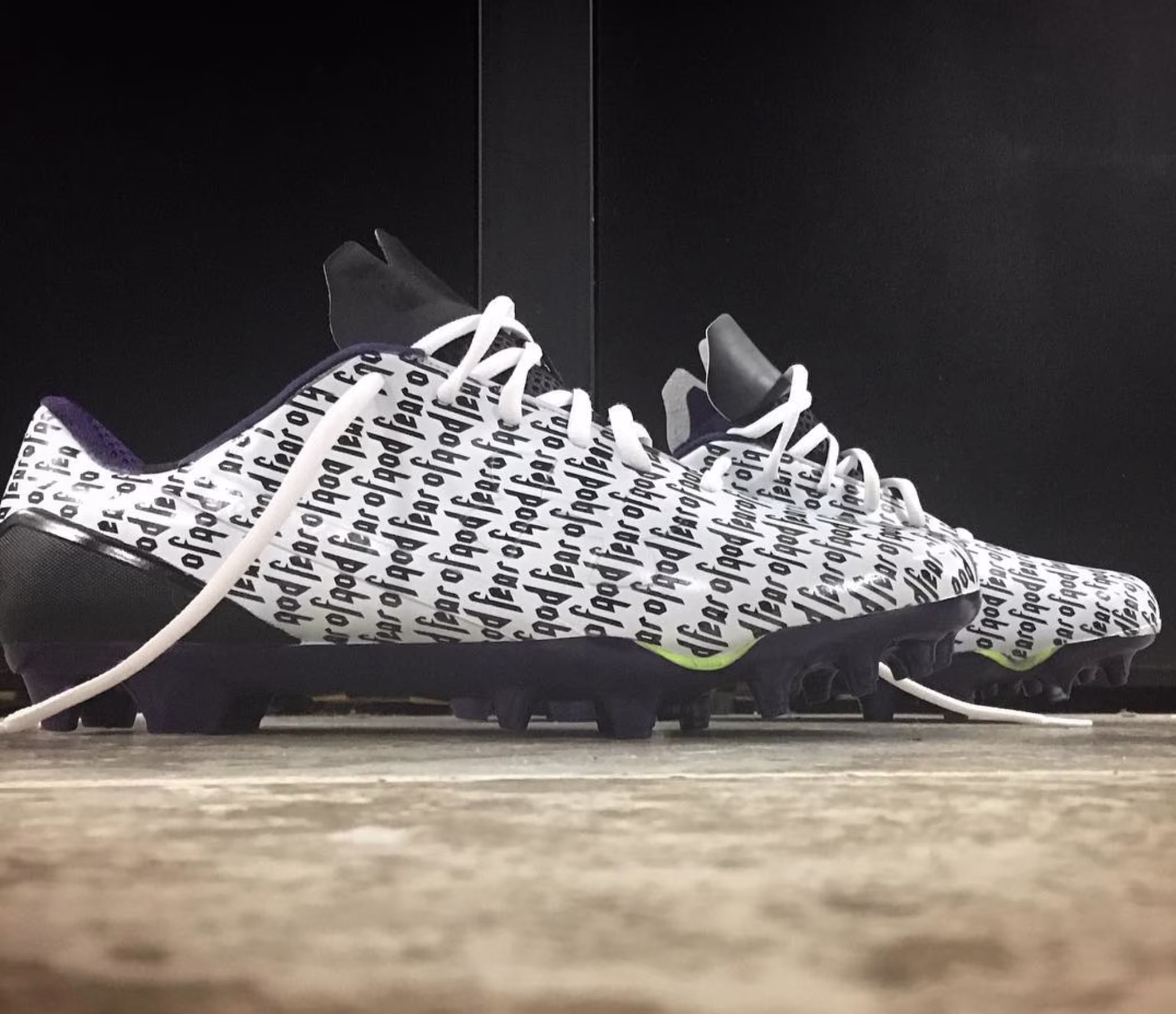 Stefon Diggs Fear of God Custom Cleats Side