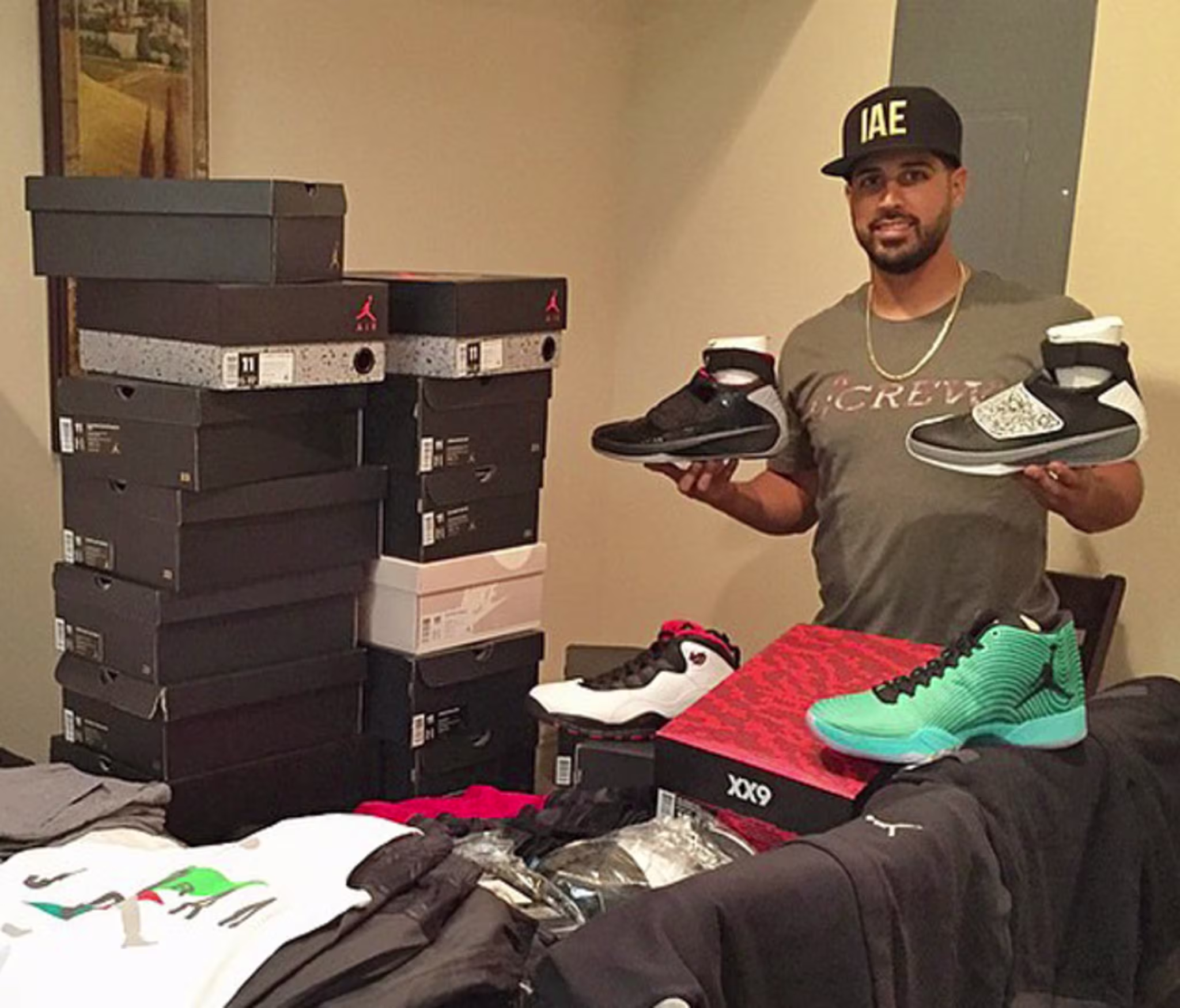 Gio Gonzalez's Air Jordan Summer 2015 Pickups (1)