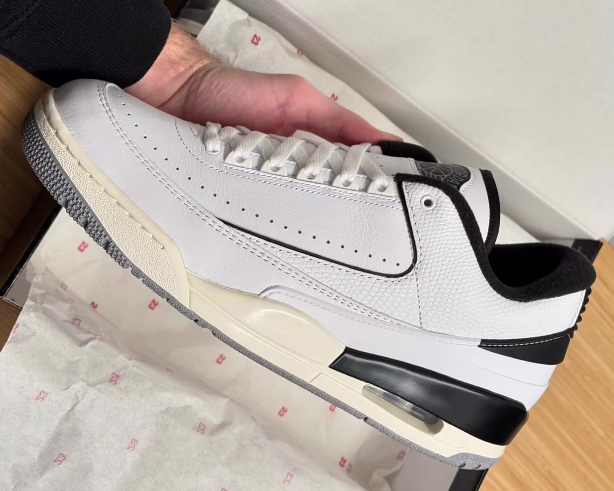 Air Jordan 2/3 White Black Release Date FD0383-100 Profile