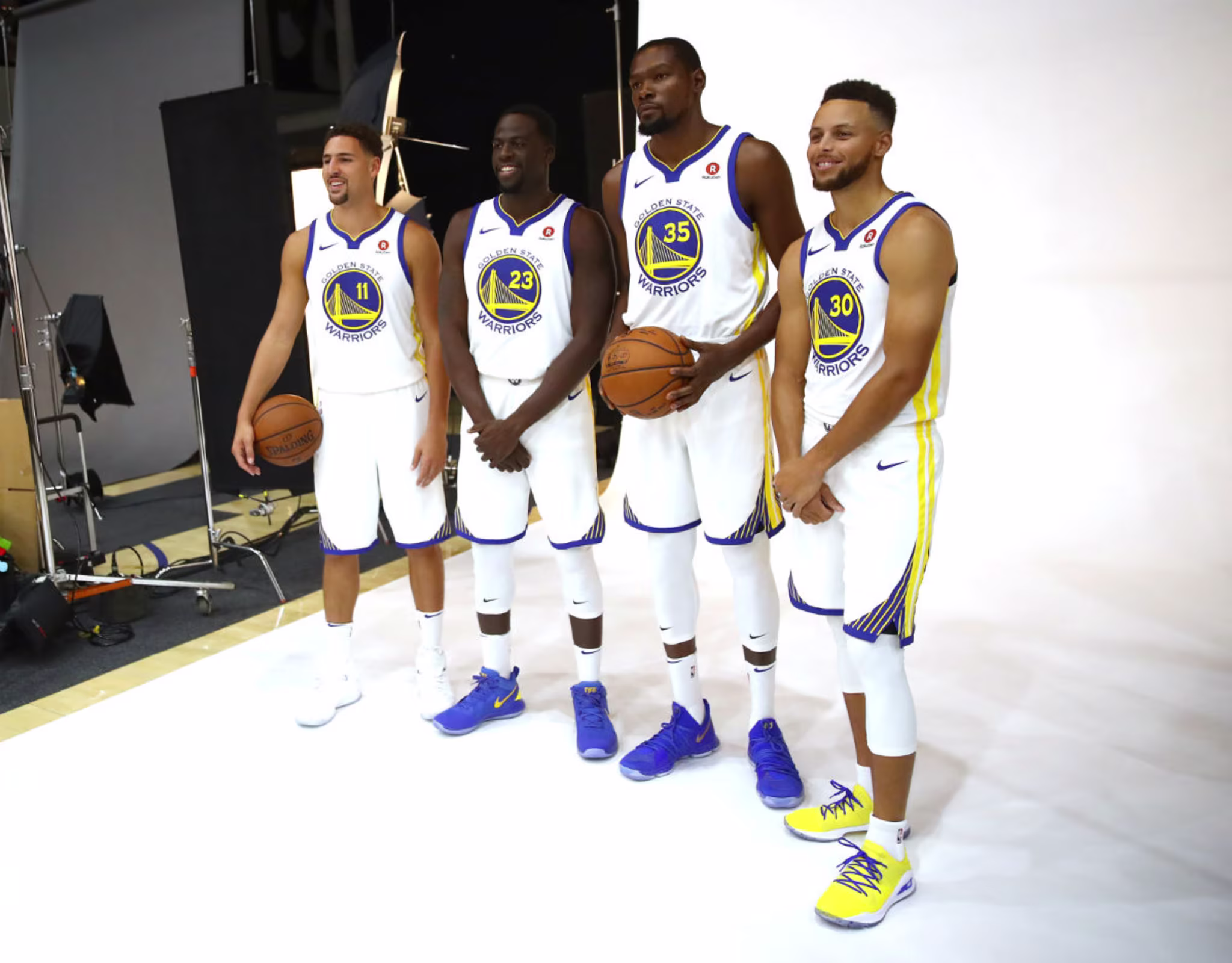 Stephen Curry Under Armour Curry 4 Yellow