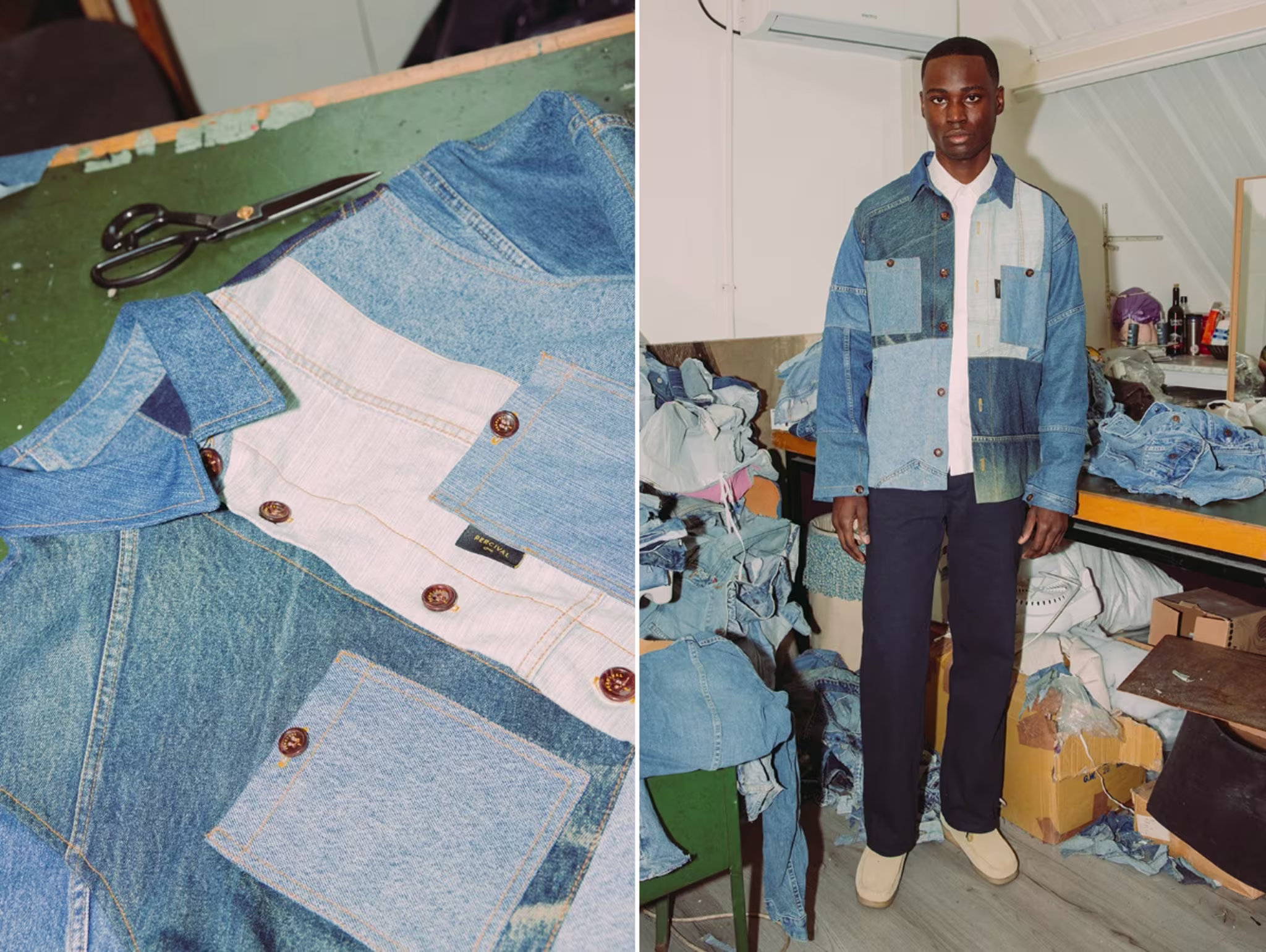 percival percilab denim overshirt article lead