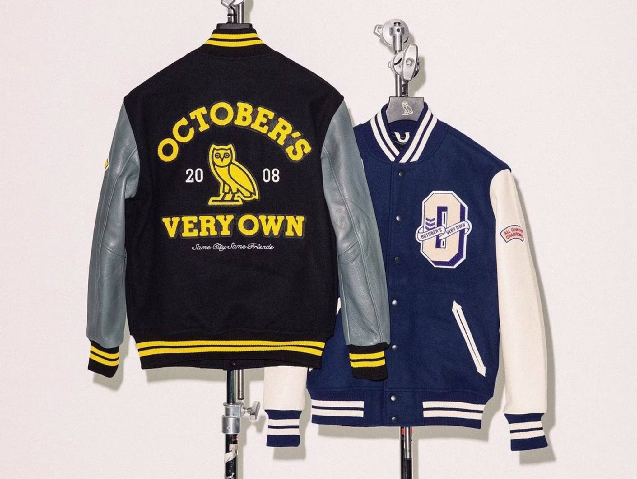 ovo collegiate bomber jackets