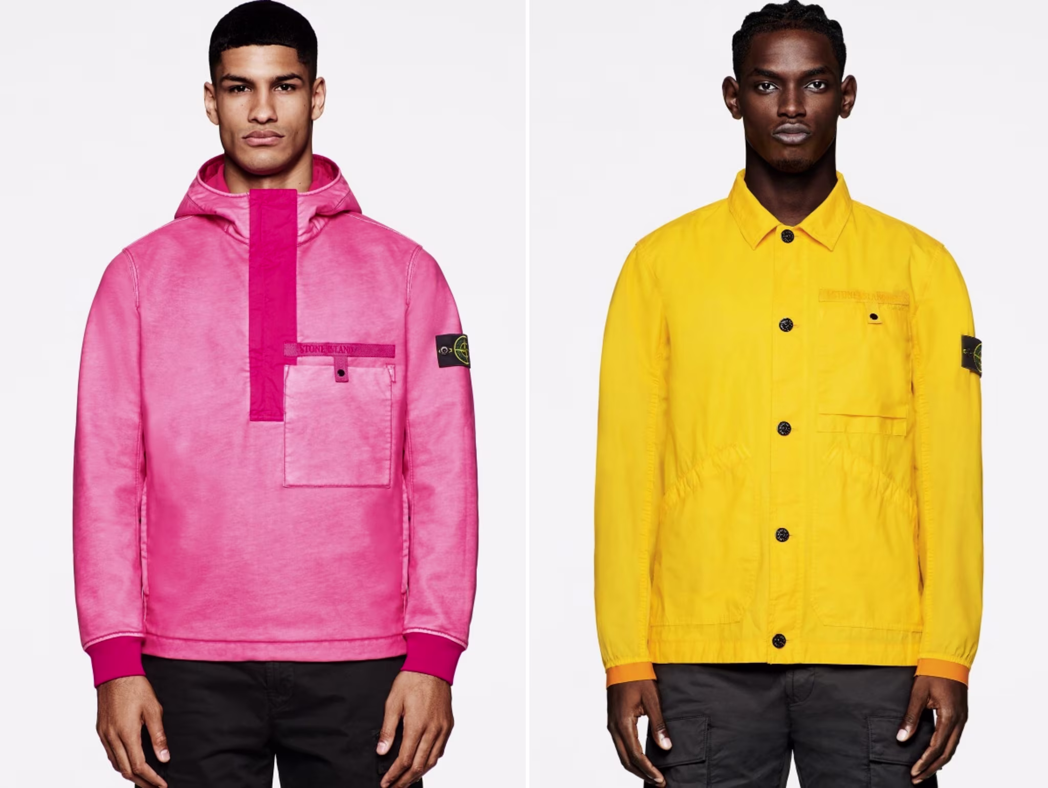 stone island aggressive gommato collection lead