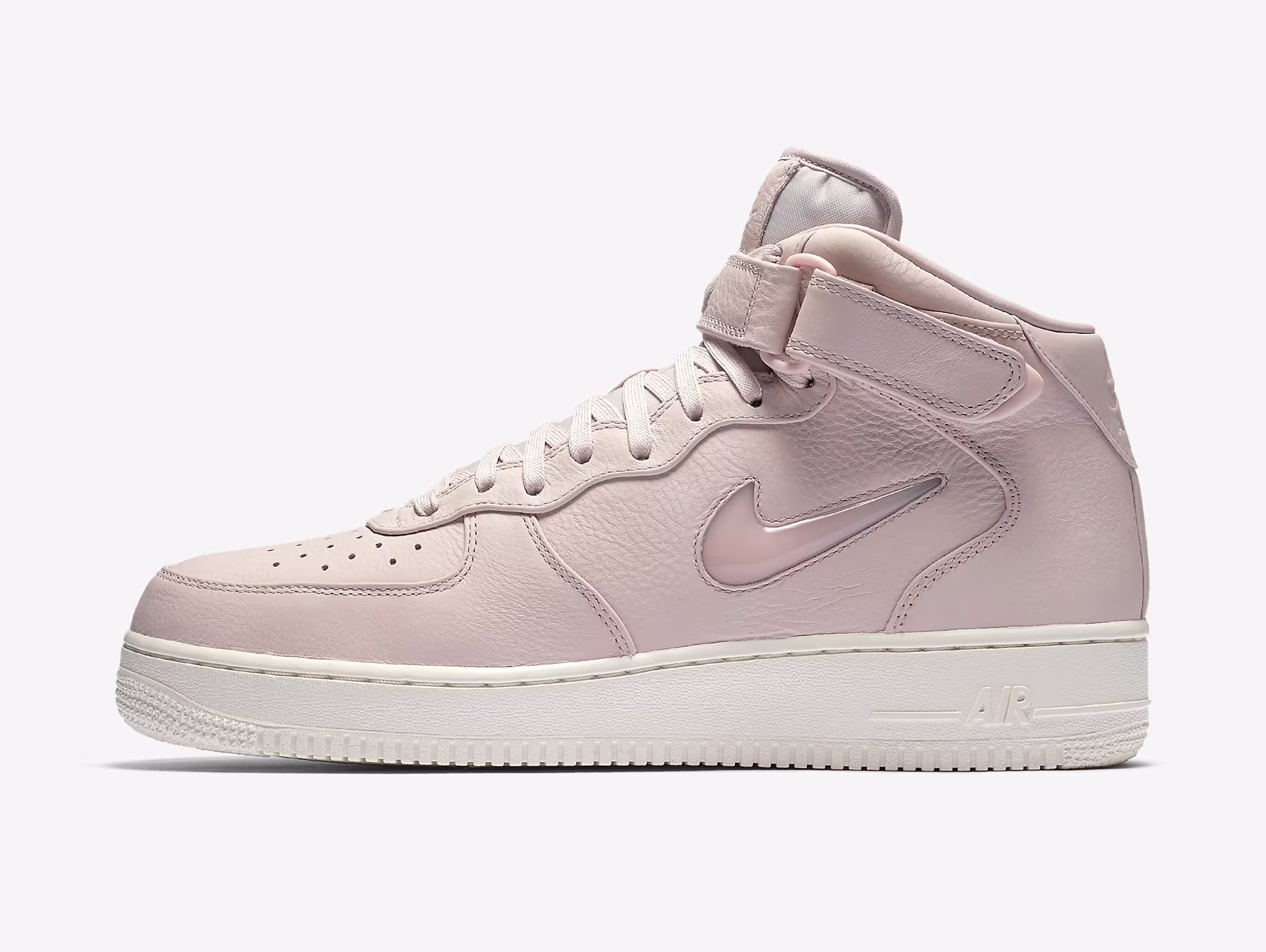 NikeLab Air Force 1 Mid Jewel "Pearl Pink" profile