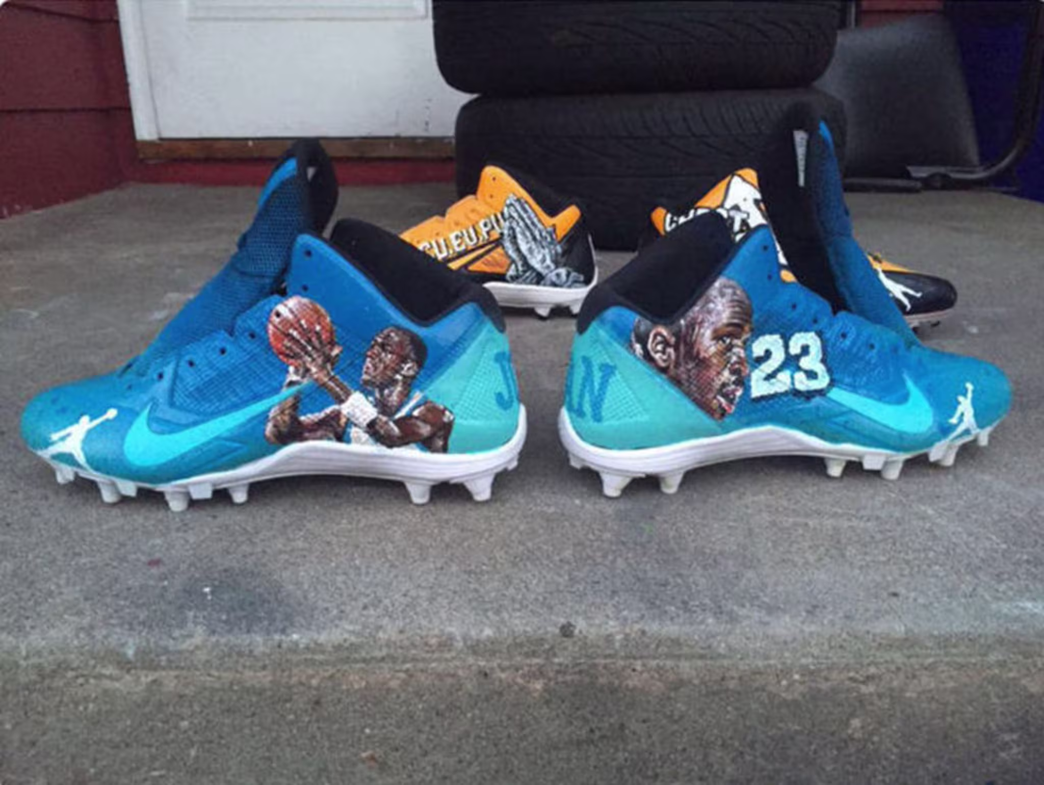 Antonio Brown Michael Jordan Cleats