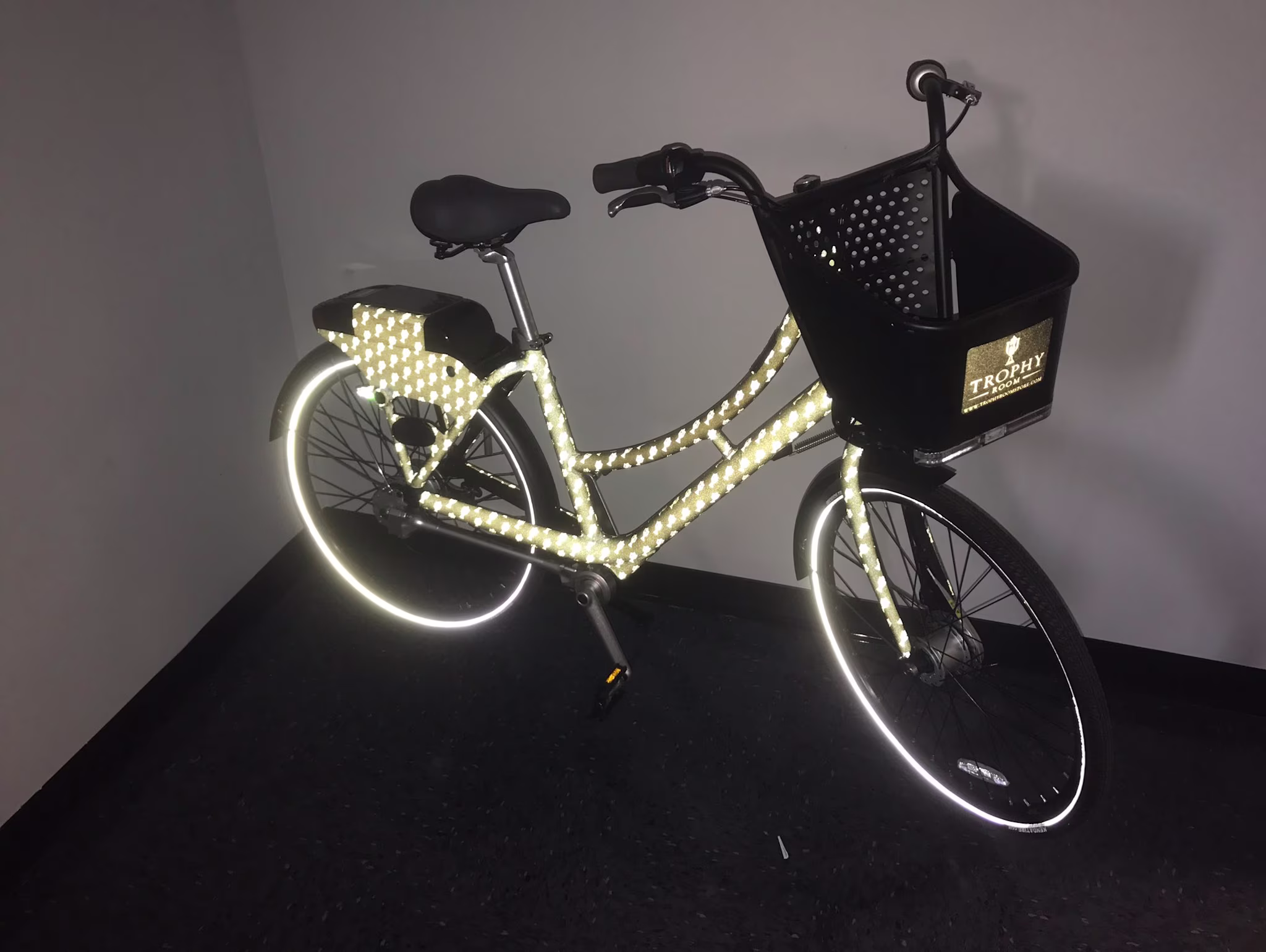 Marcus Jordan Trophy Room Bike Reflective