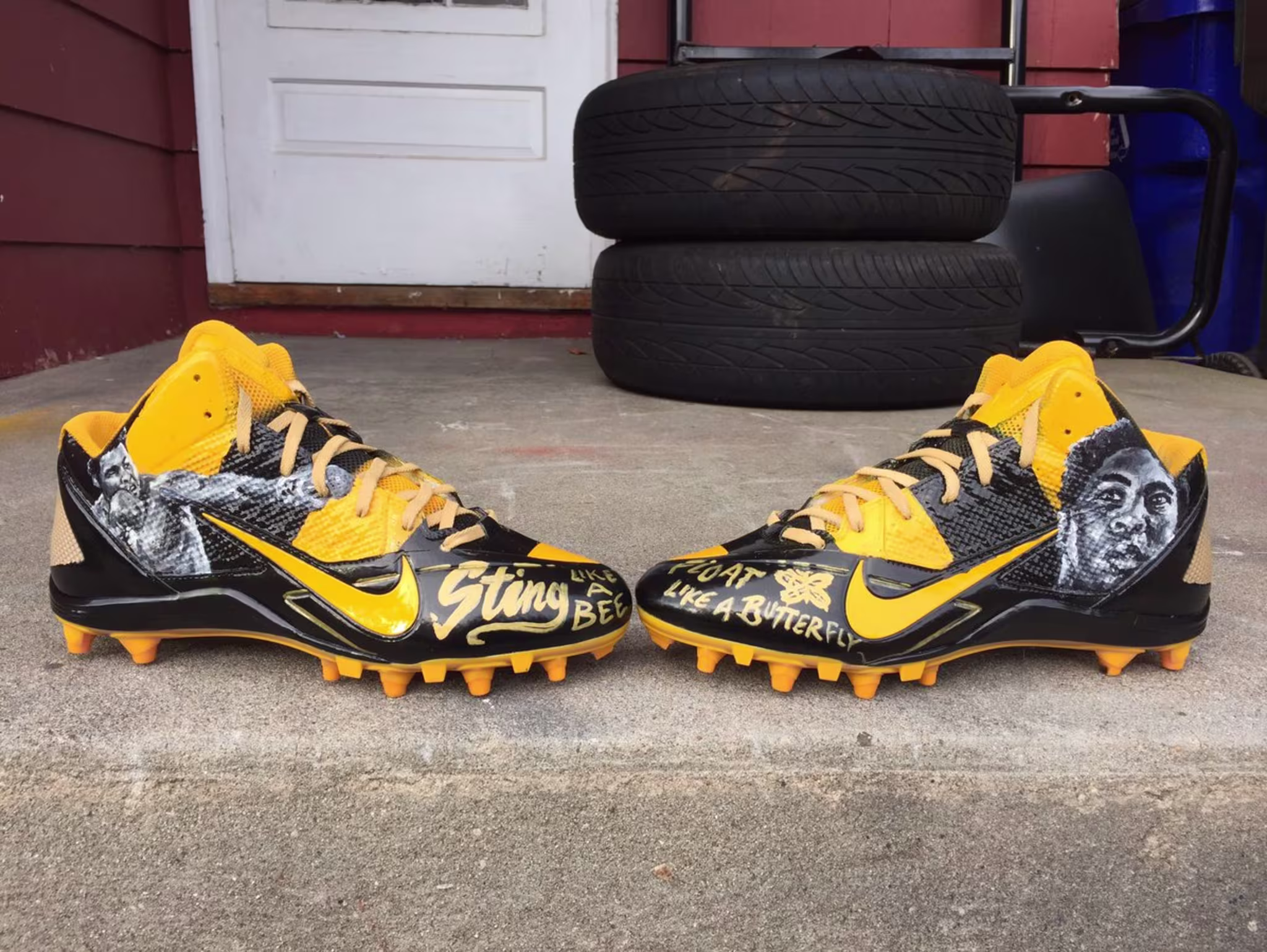 Antonio Brown Muhammad Ali Cleats Main
