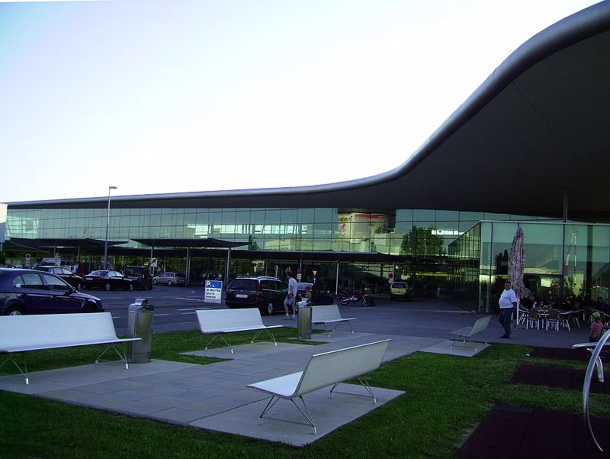 A photo of Graz Airport in Austria from Wikimedia Commons.