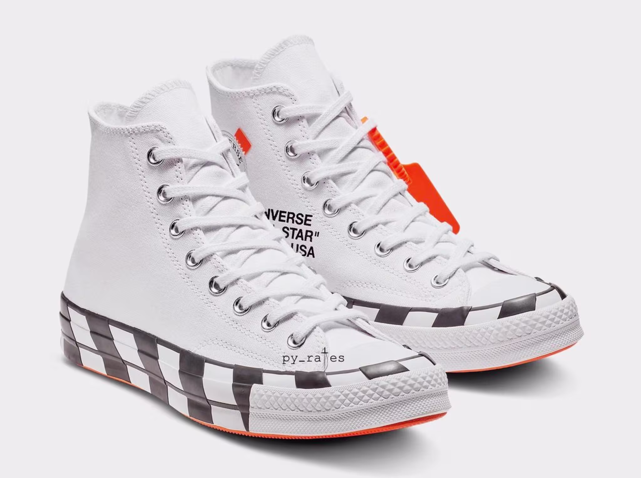 Off White x Converse Chuck 70 'Striped' (Pair)