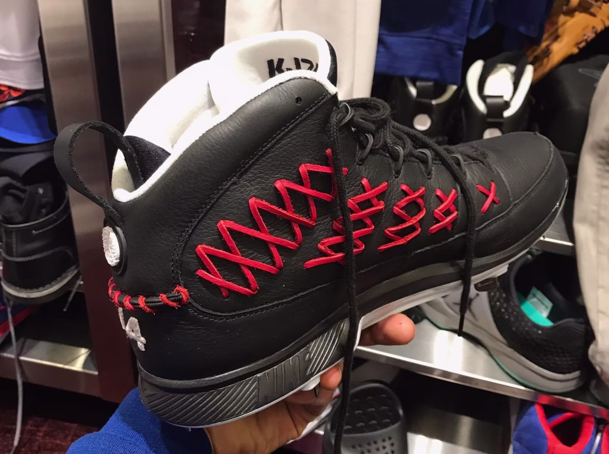 Kenley Jansen Air Jordan 9 Baseball All Star Cleats Medial